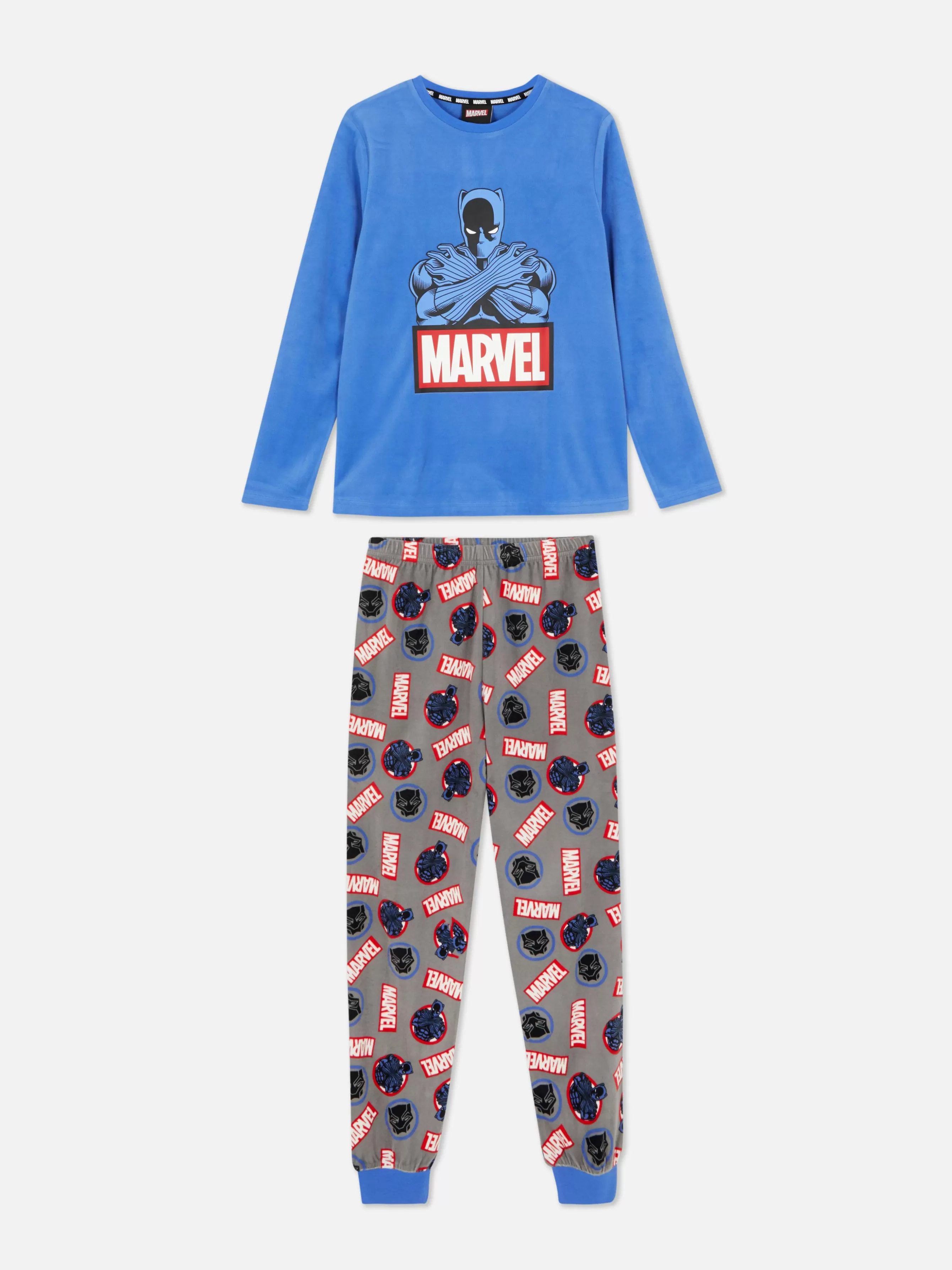 Clearance Primark Pyjama Marvel Black Panther Bleu marine