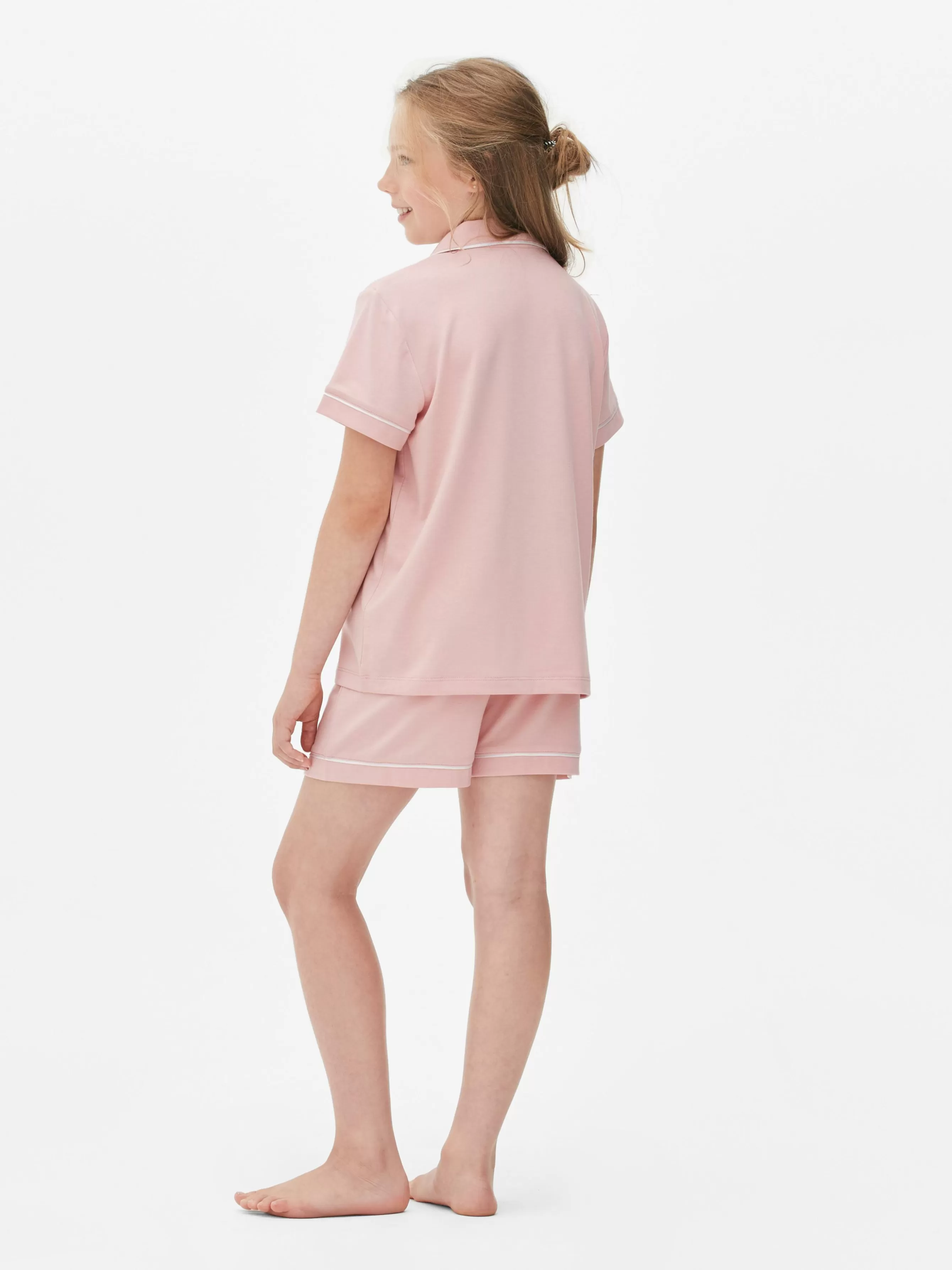 Flash Sale Primark Pyjama Short à Boutons Rose poudré