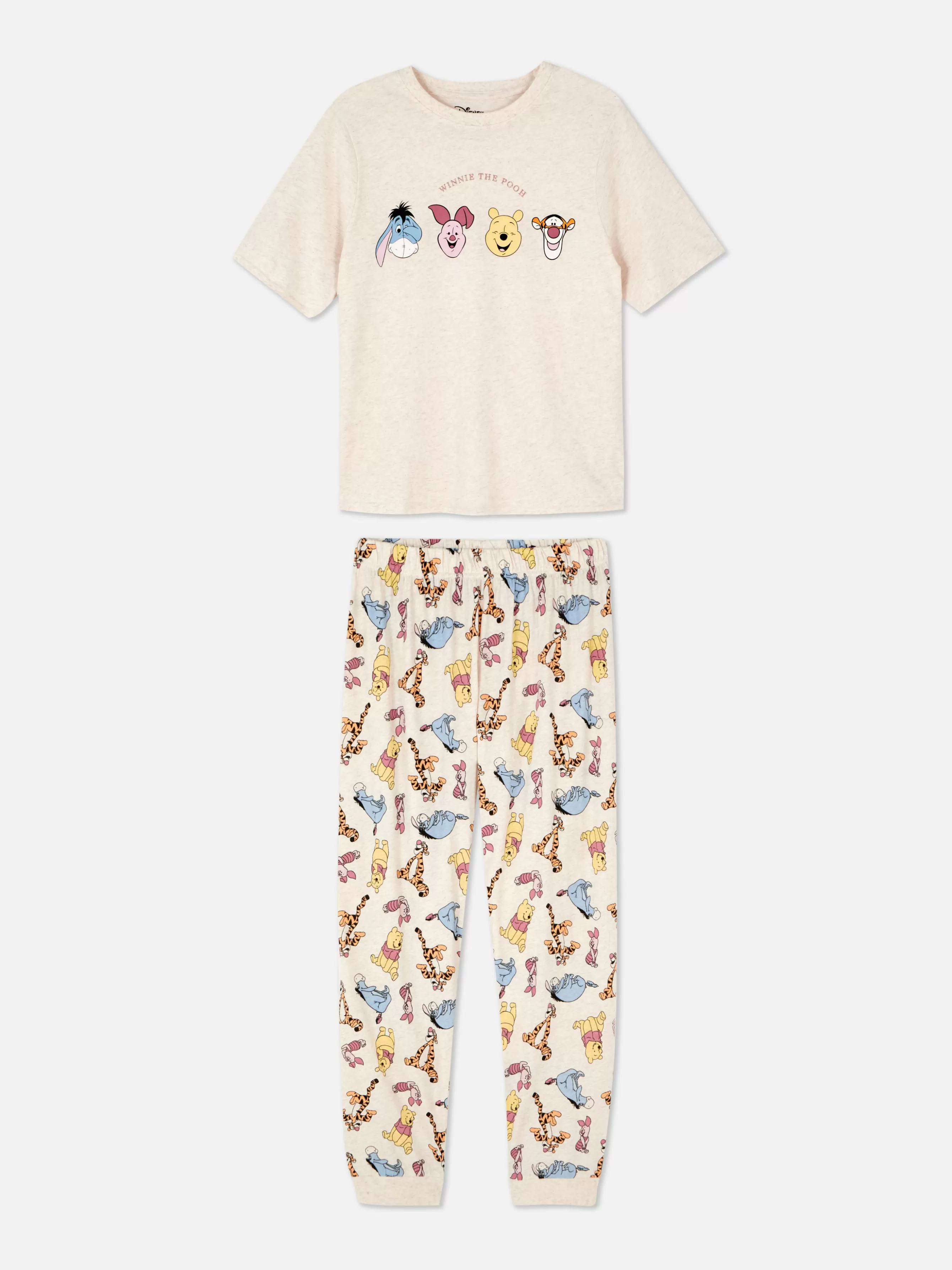 Sale Primark Pyjama T-shirt Personnages Disney Crème