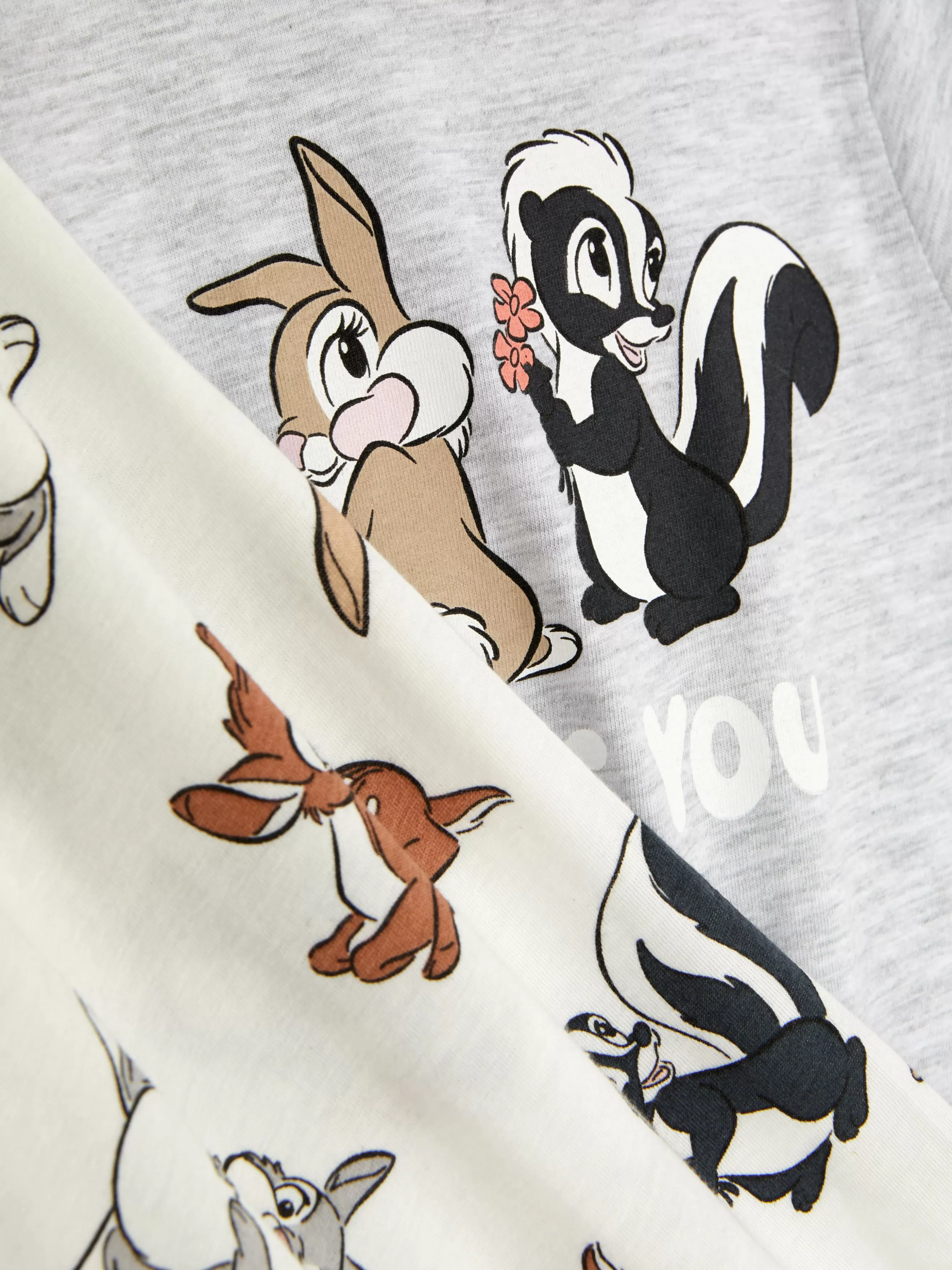 Flash Sale Primark Pyjama T-shirt Personnages Disney Gris chiné