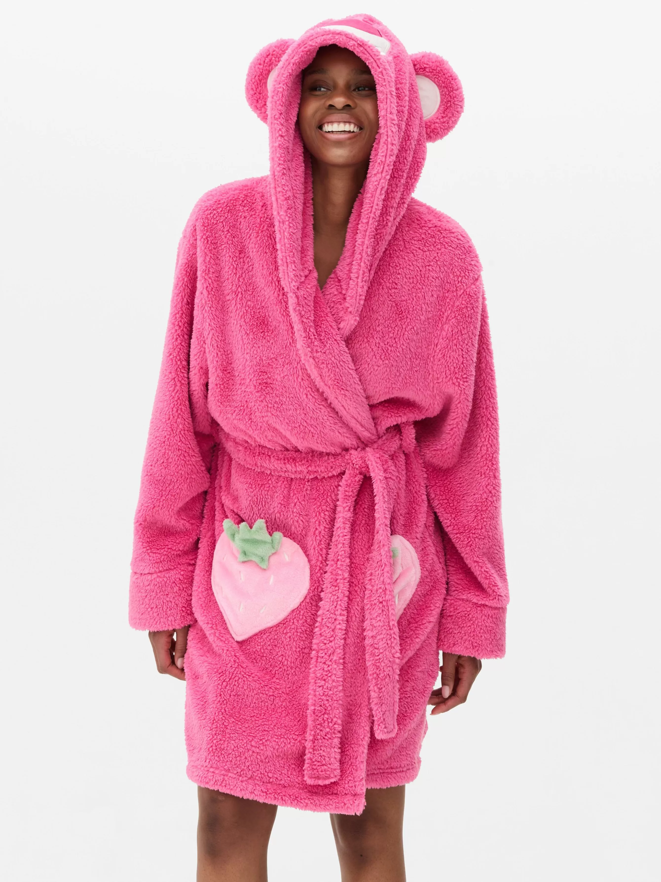 Shop Primark Robe De Chambre à Poche Fraise Disney Toy Story Lotso Rose
