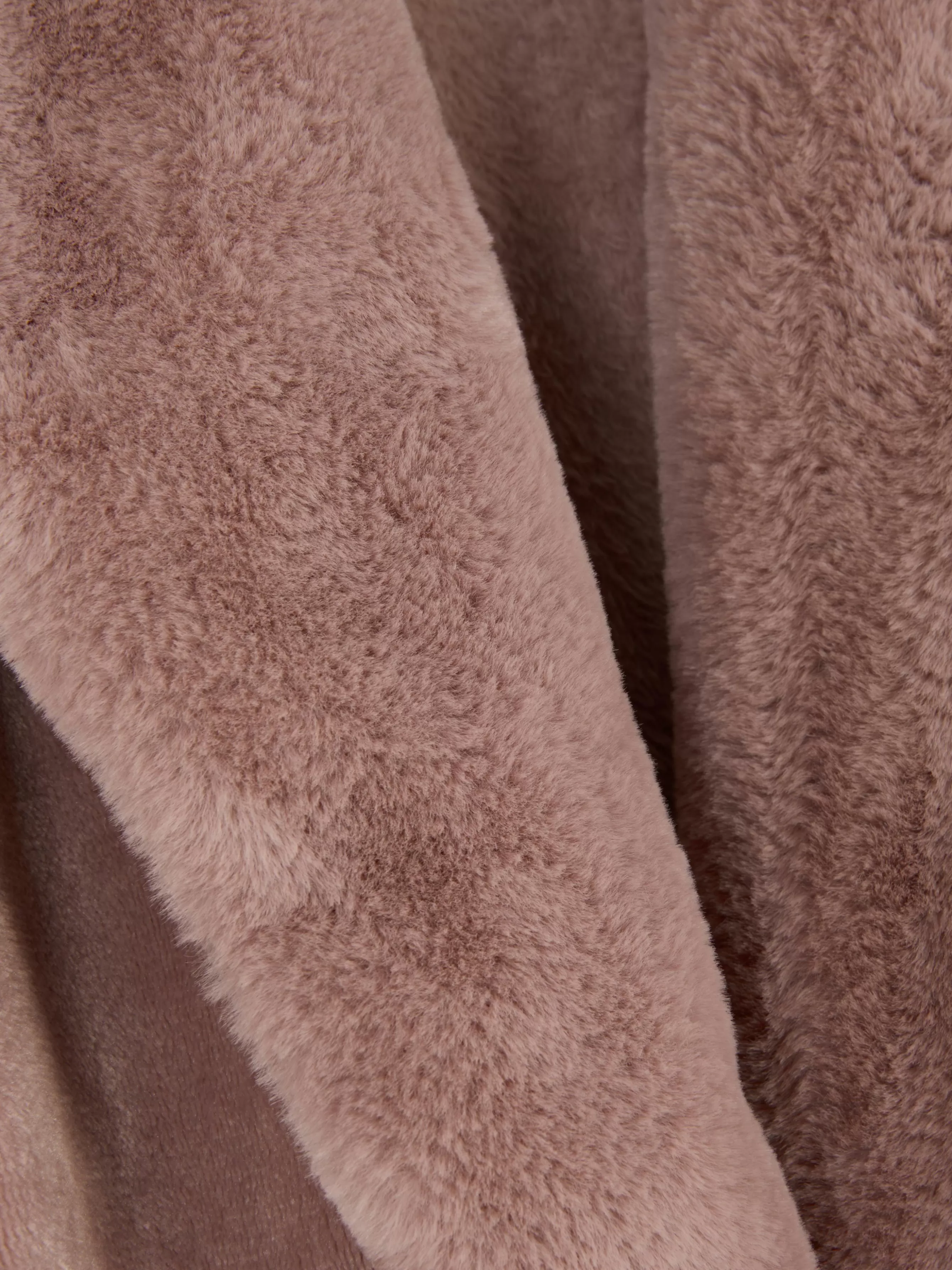 Best Primark Robe De Chambre Mi-longue Duveteuse Rose poudré