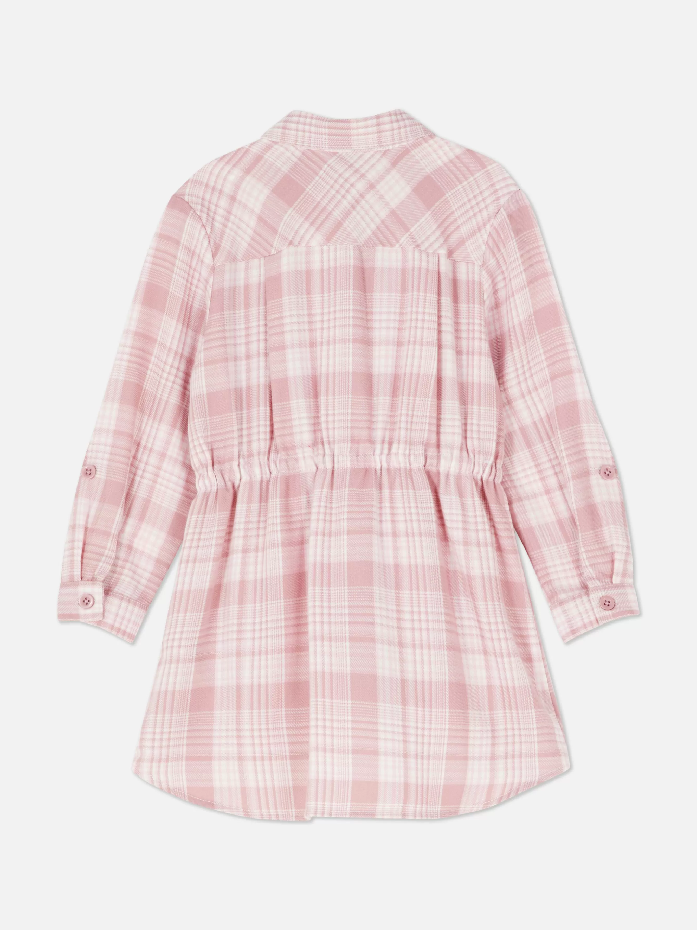 Clearance Primark Robe-chemise à Carreaux Rose