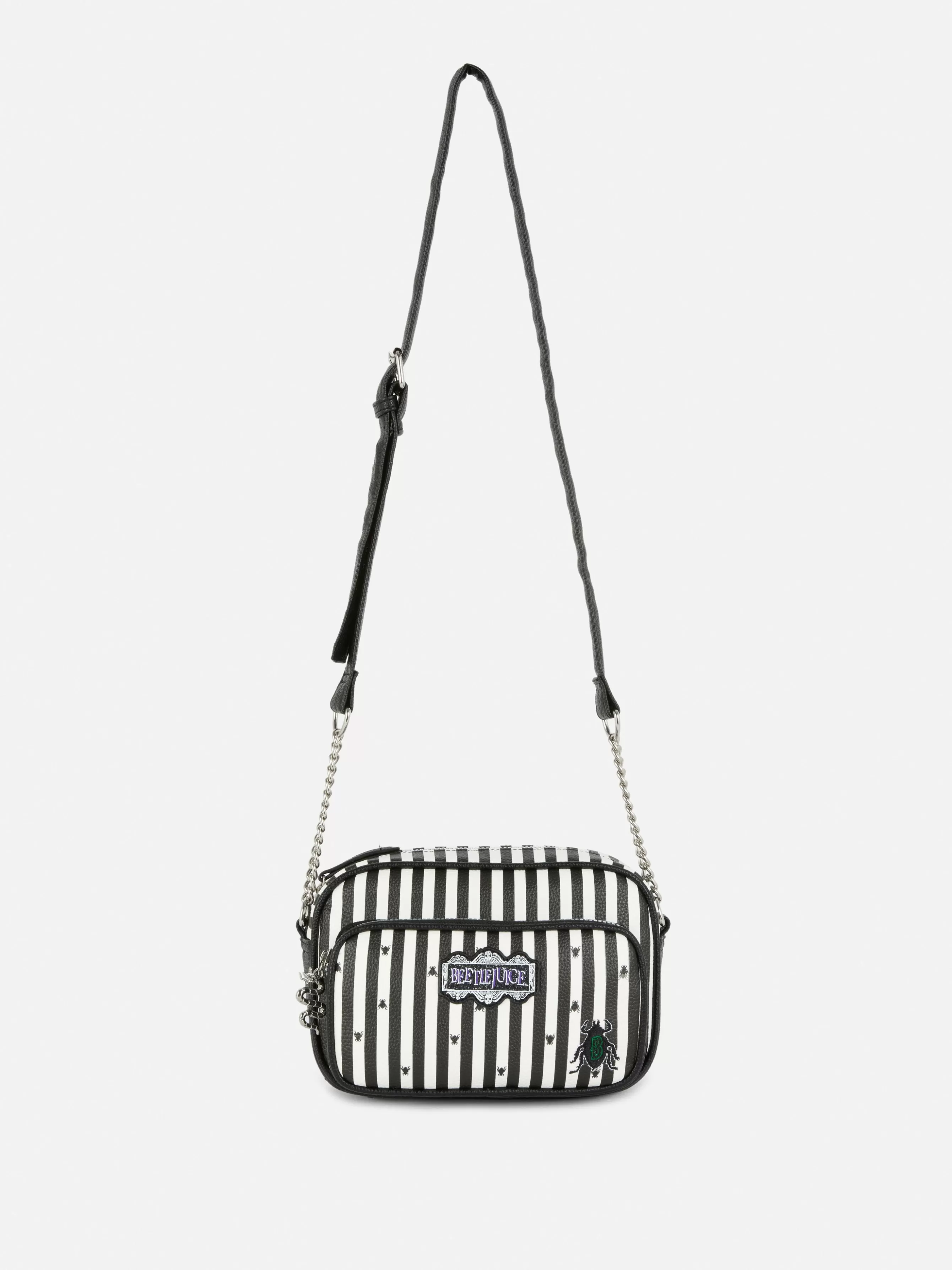 Store Primark Sac à Bandoulière Beetlejuice Noir/Blanc