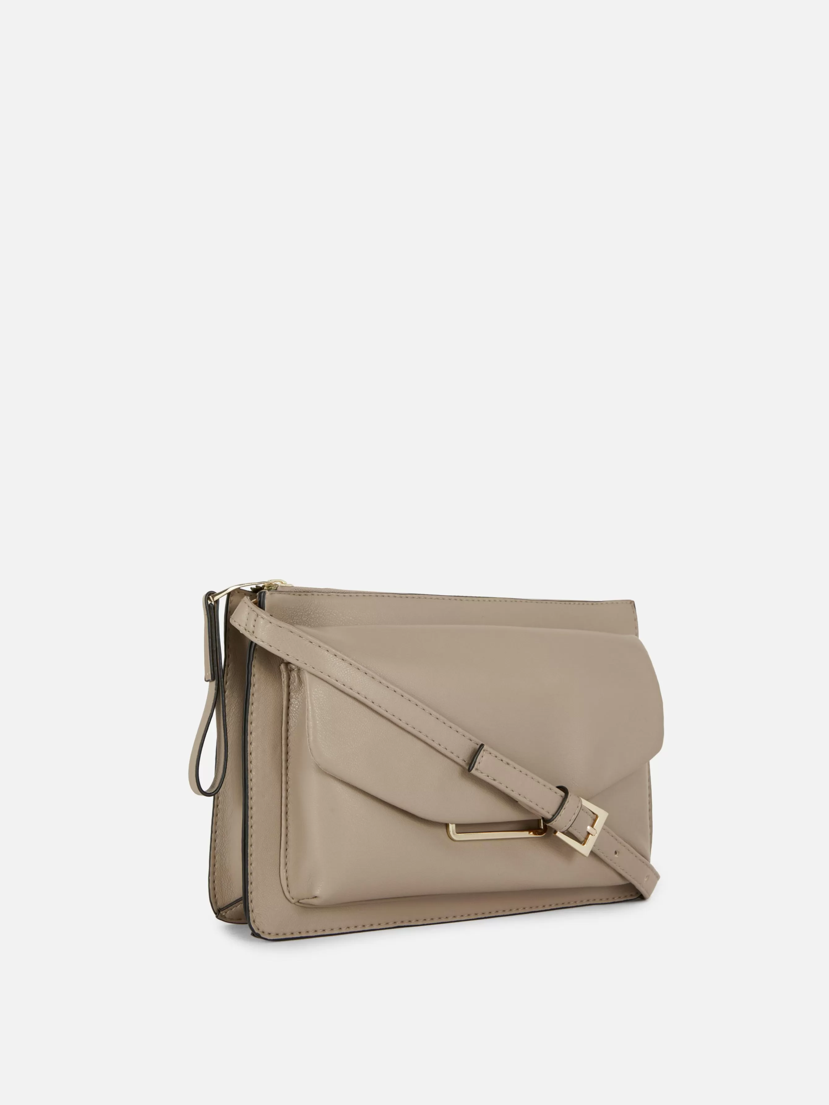 Cheap Primark Sac à Bandoulière En Simili Cuir Camel