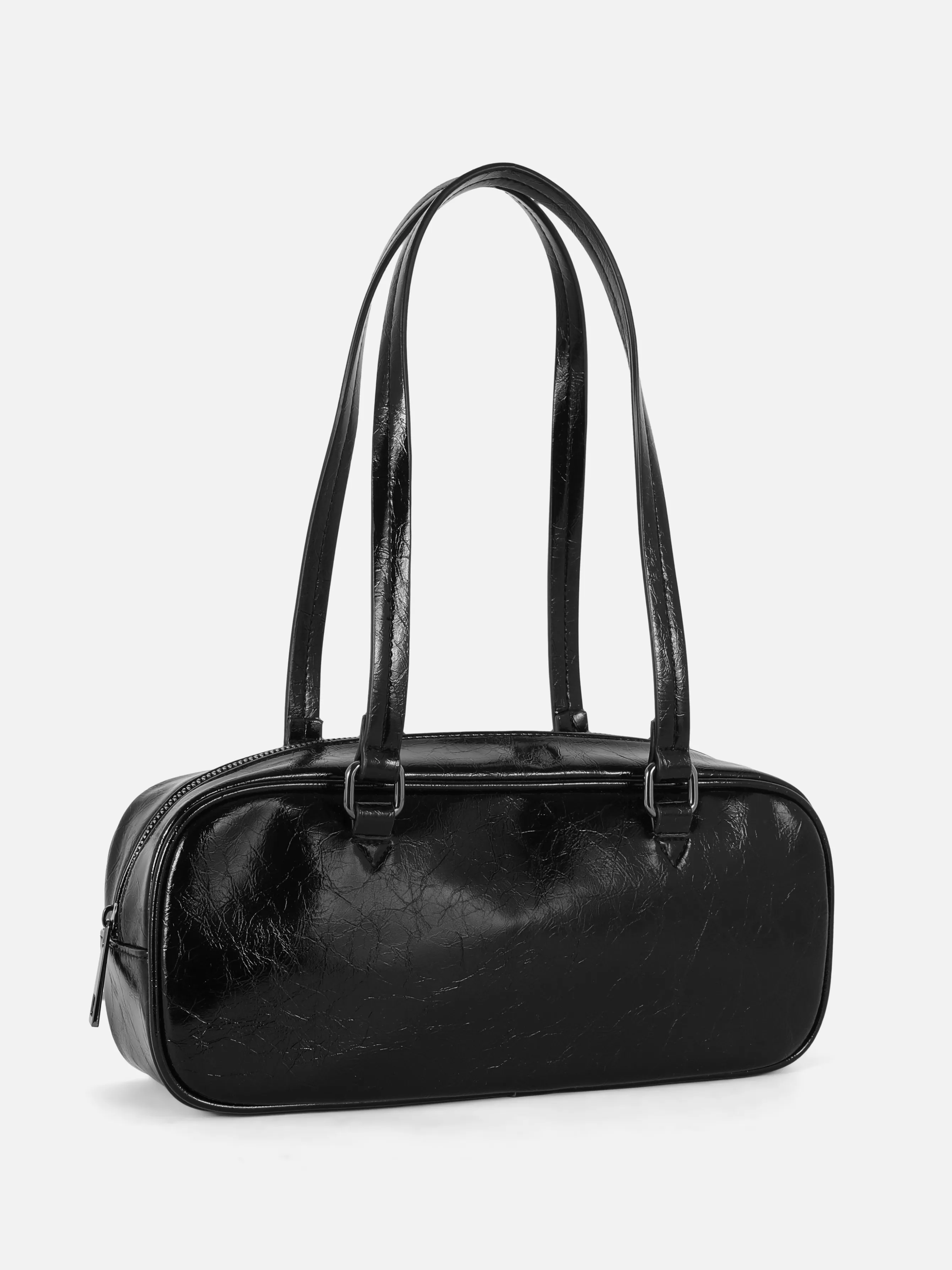 Flash Sale Primark Sac à Bandoulière En Tissu Froncé Texturé Noir