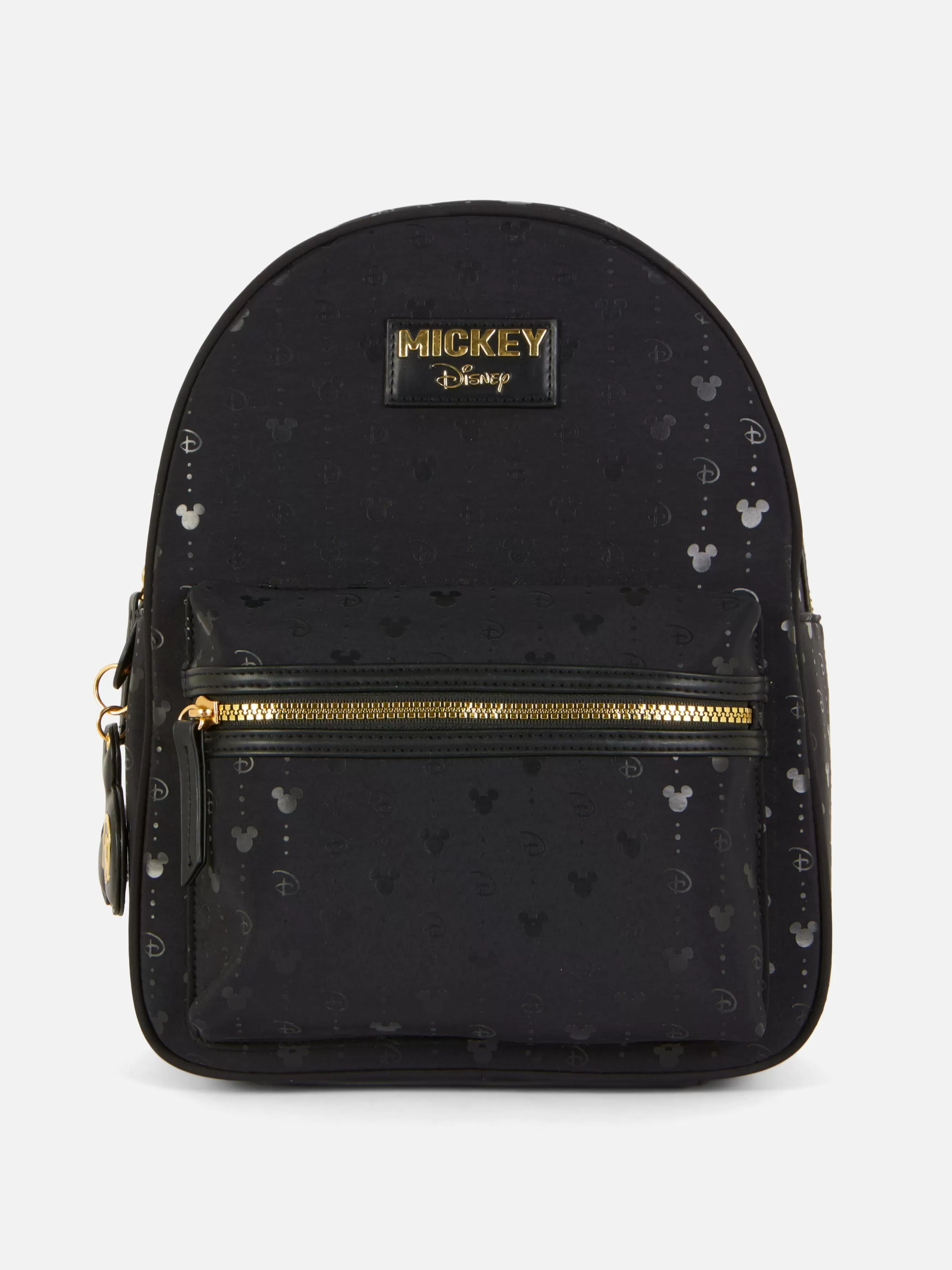 Discount Primark Sac à Dos à Monogramme Doré Disney Mickey Mouse Noir