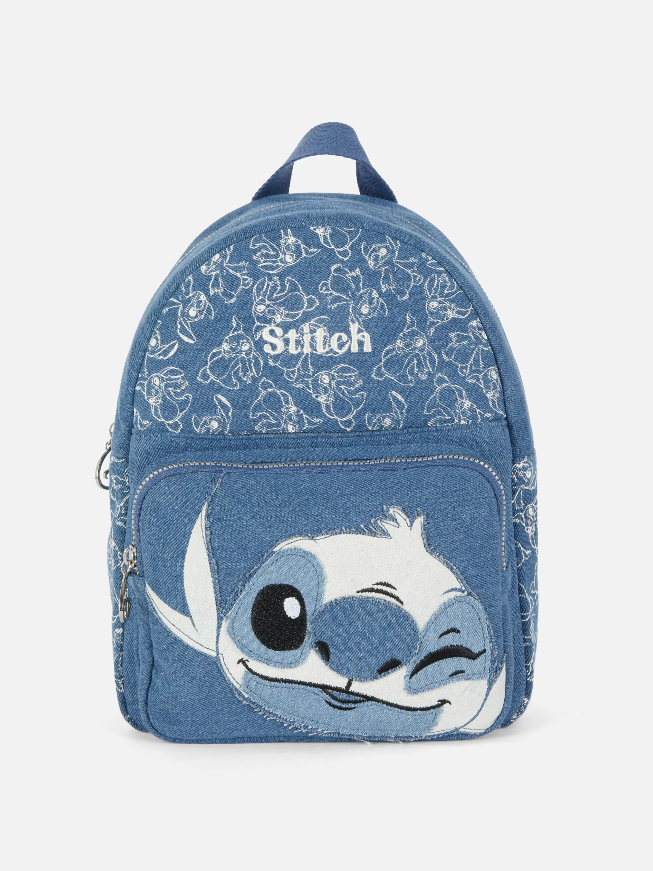 Hot Primark Sac à Dos En Denim Disney Stitch Bleu