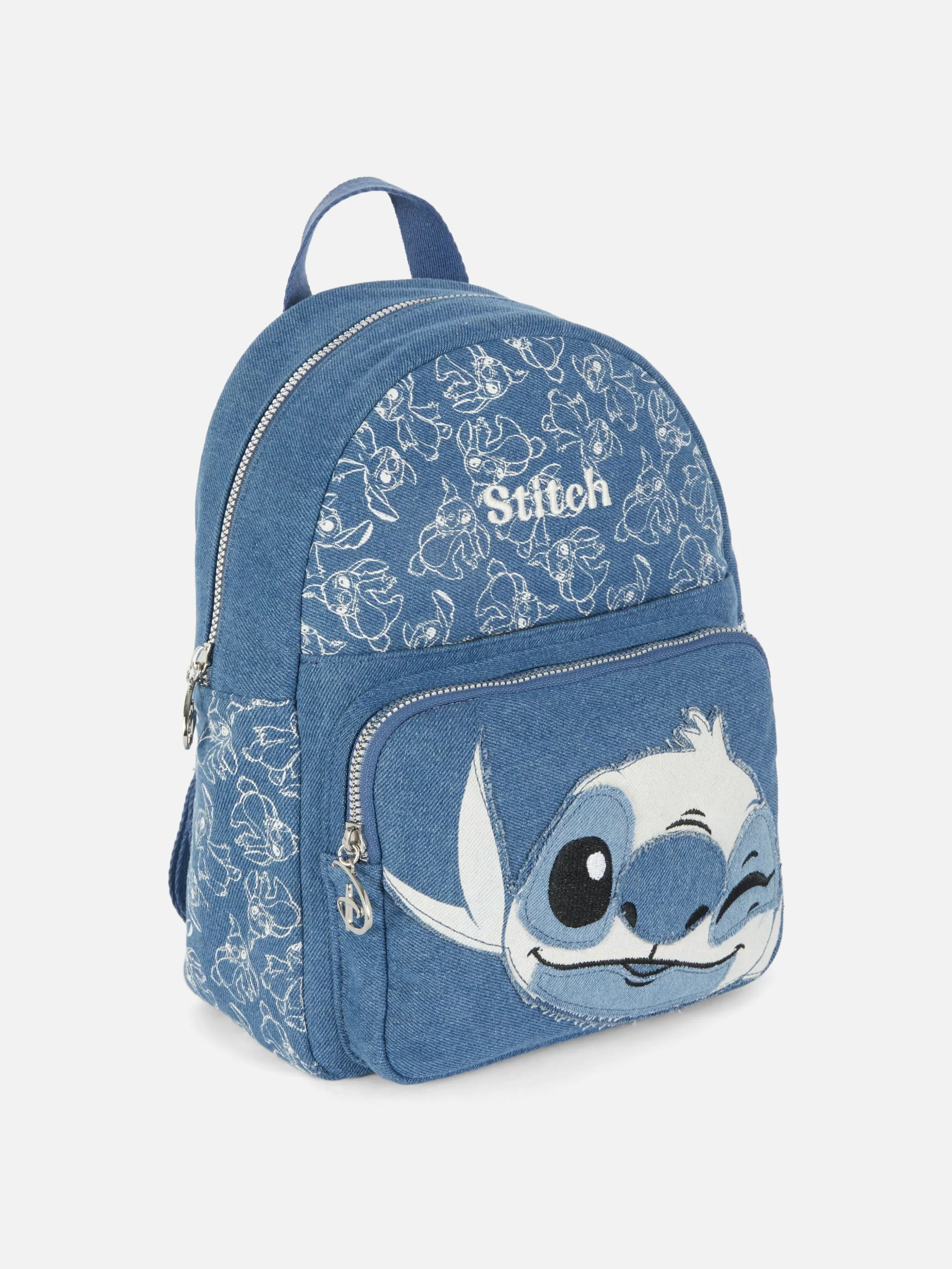 Hot Primark Sac à Dos En Denim Disney Stitch Bleu