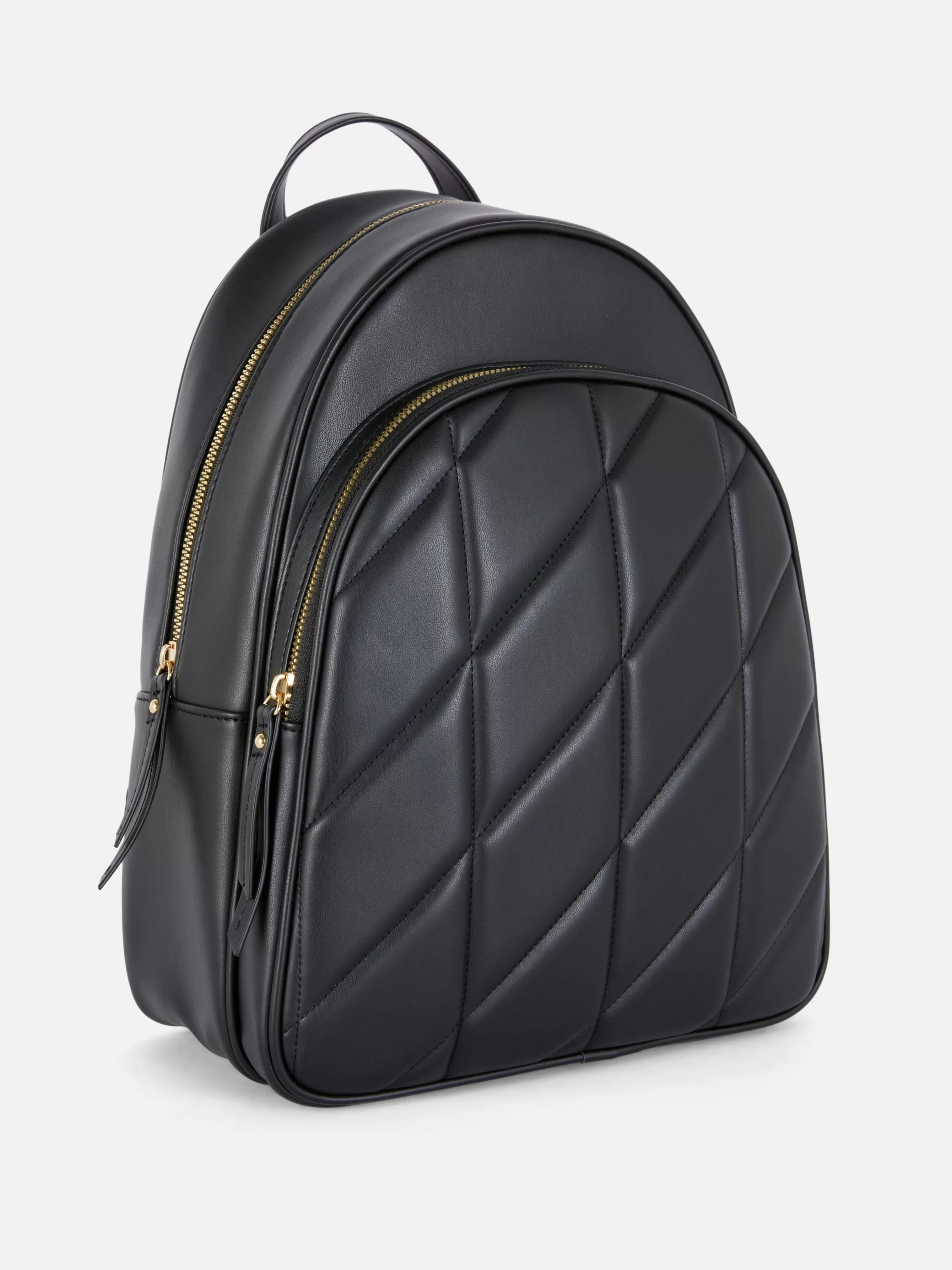 Sale Primark Sac à Dos En Simili Cuir Matelassé Noir