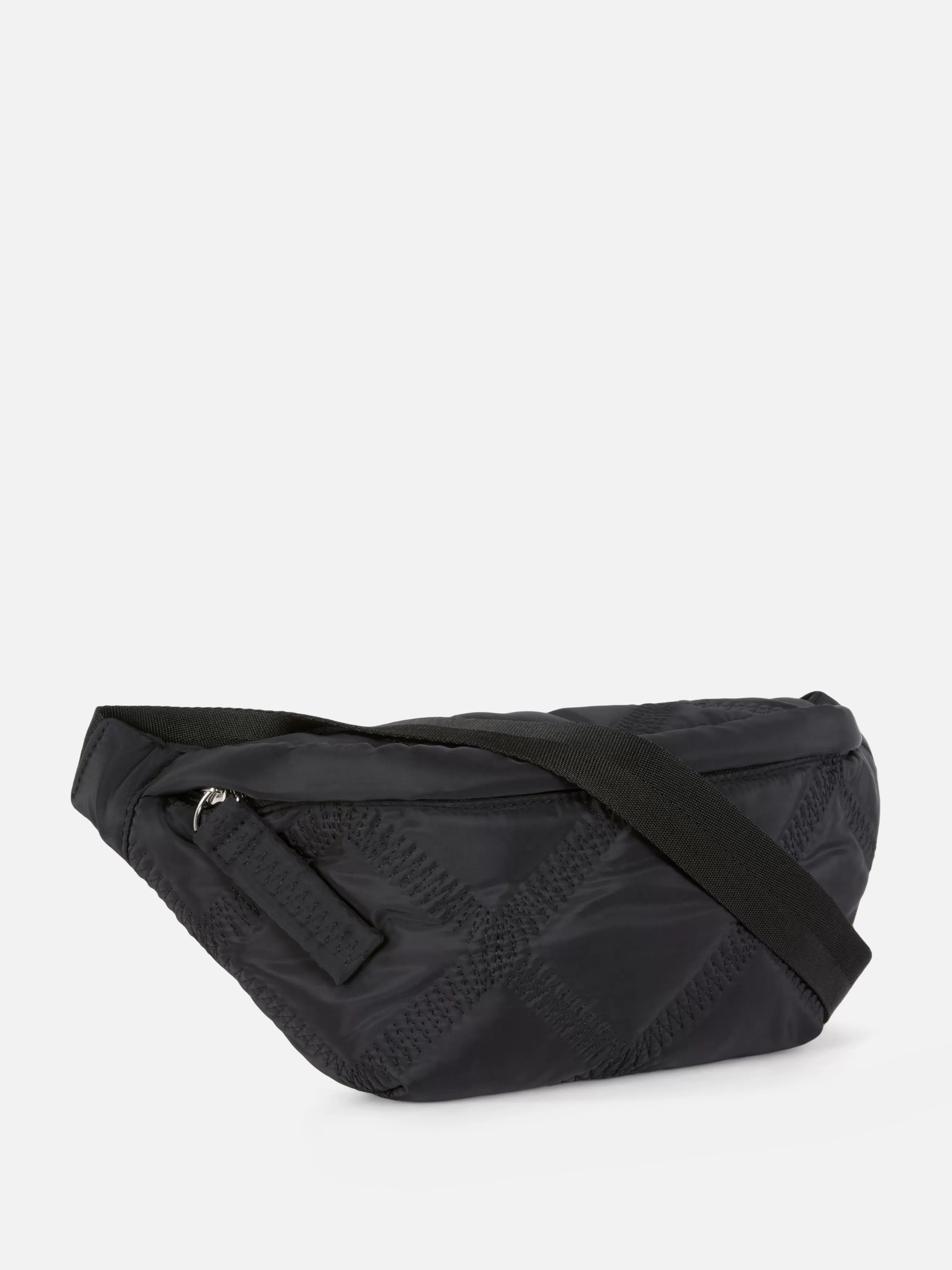 Outlet Primark Sac Banane à Motif Losange Cousu Noir