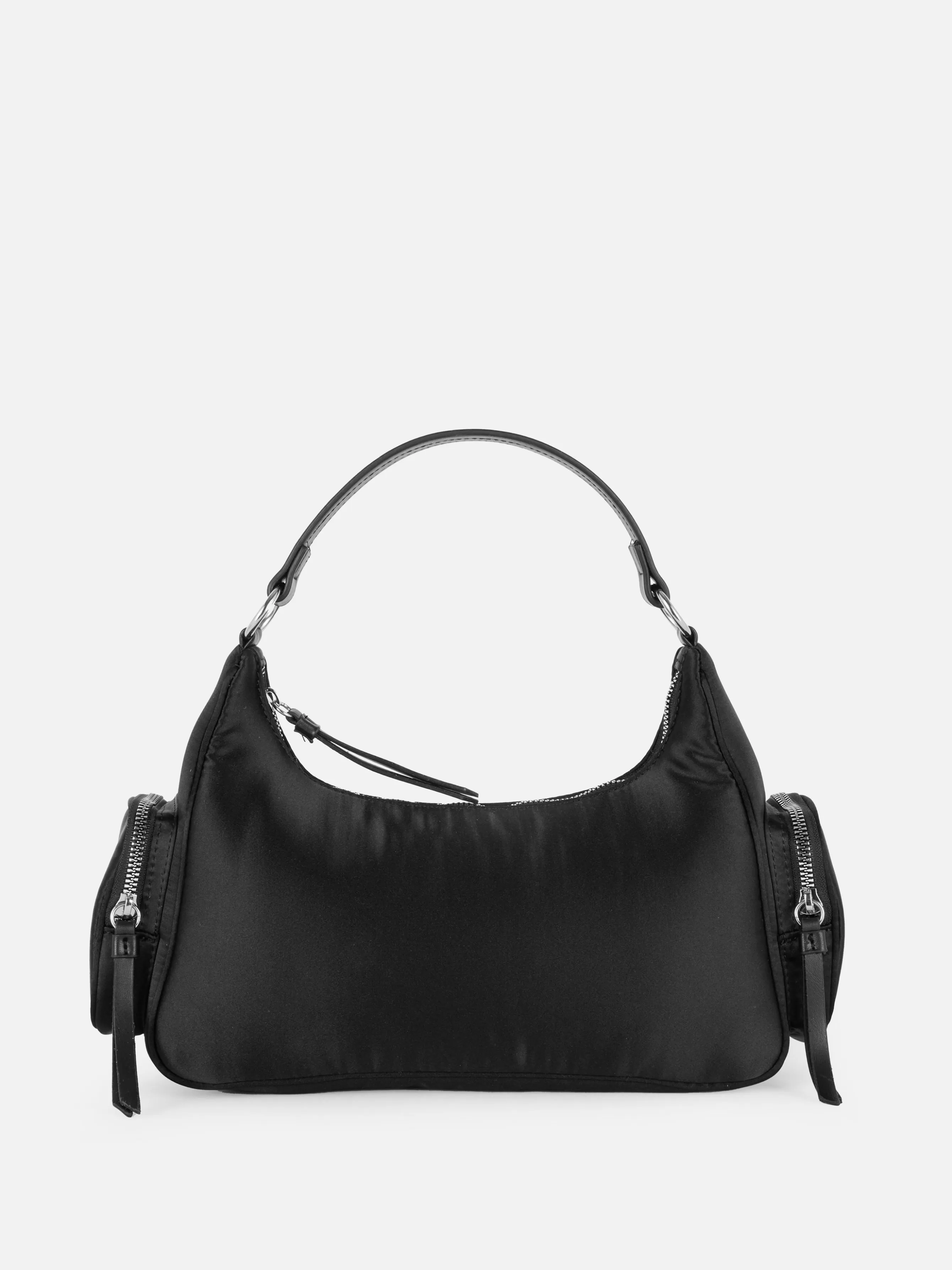 Shop Primark Sac Bandoulière En Satin Avec Poche Noir