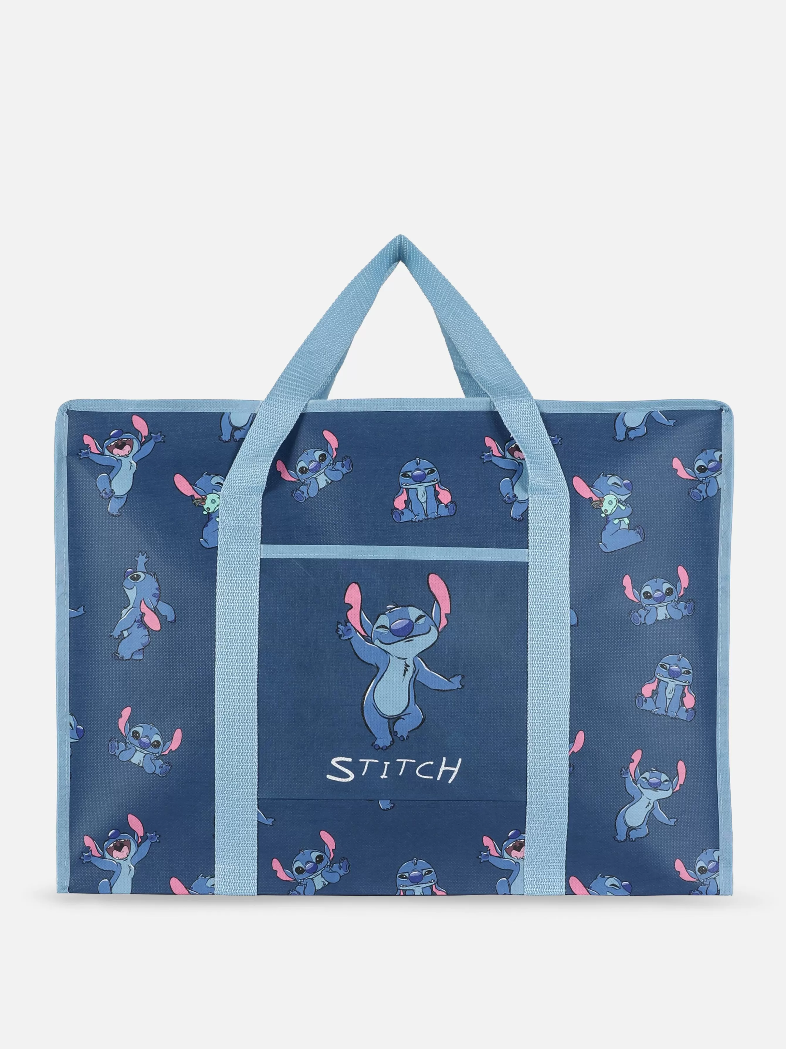 Fashion Primark Sac De Rangement Réutilisable Disney Stitch Bleu marine