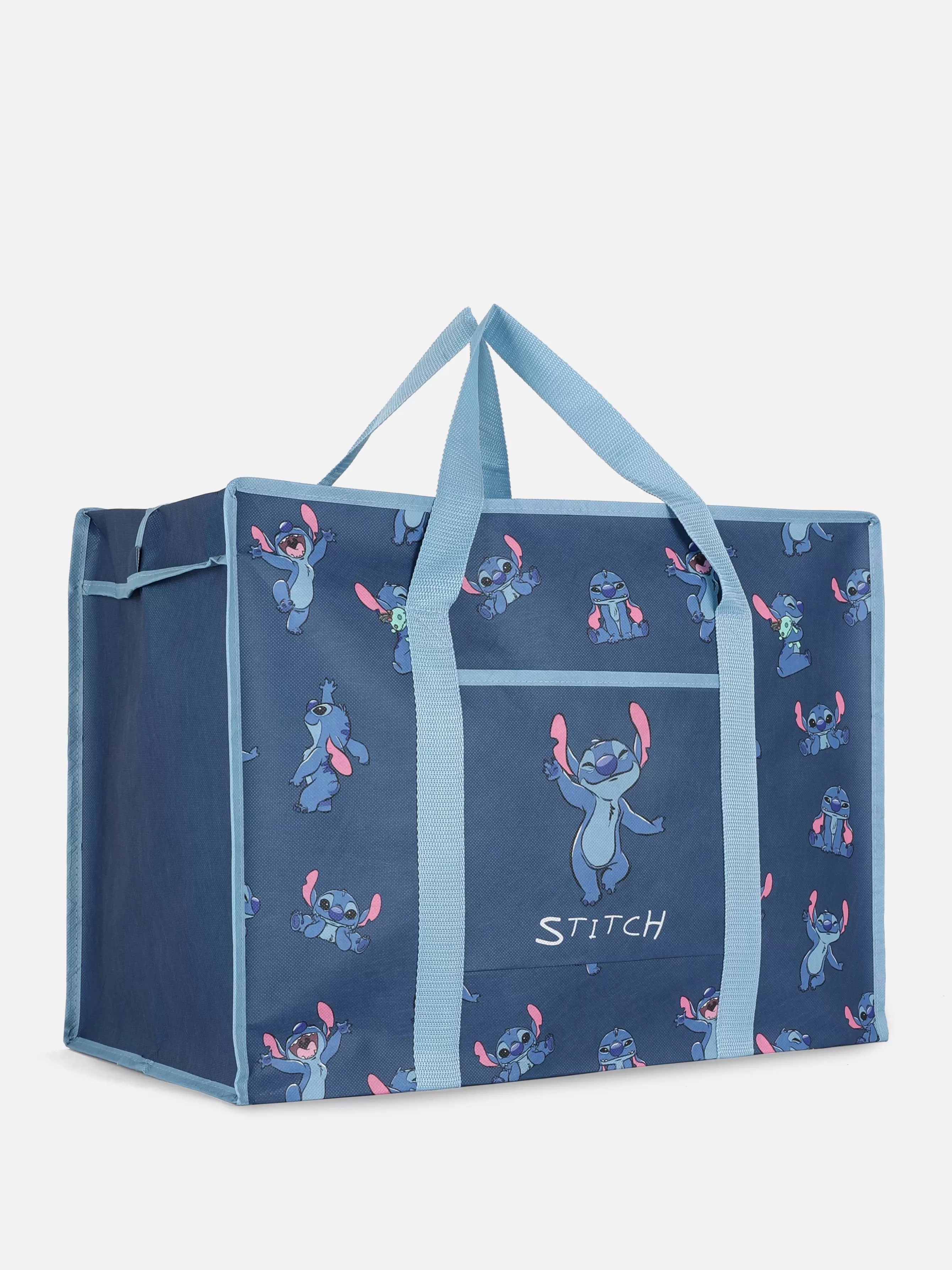 Fashion Primark Sac De Rangement Réutilisable Disney Stitch Bleu marine