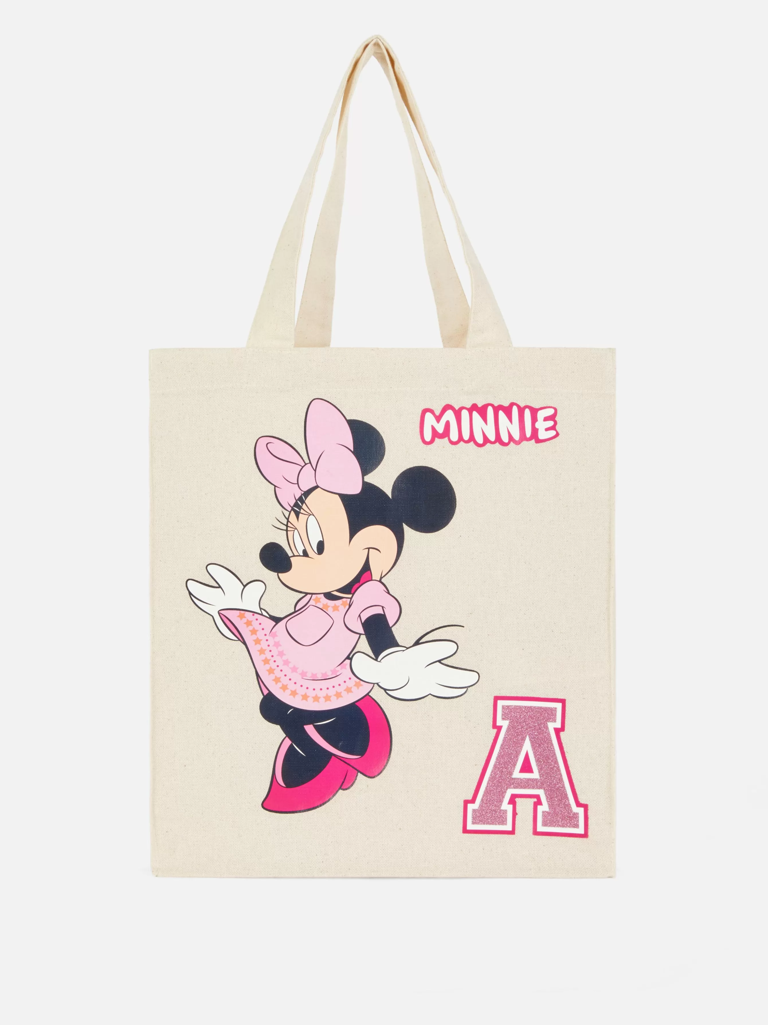 Outlet Primark Sac Fourre-tout à Initiale Disney Minnie Mouse Naturel