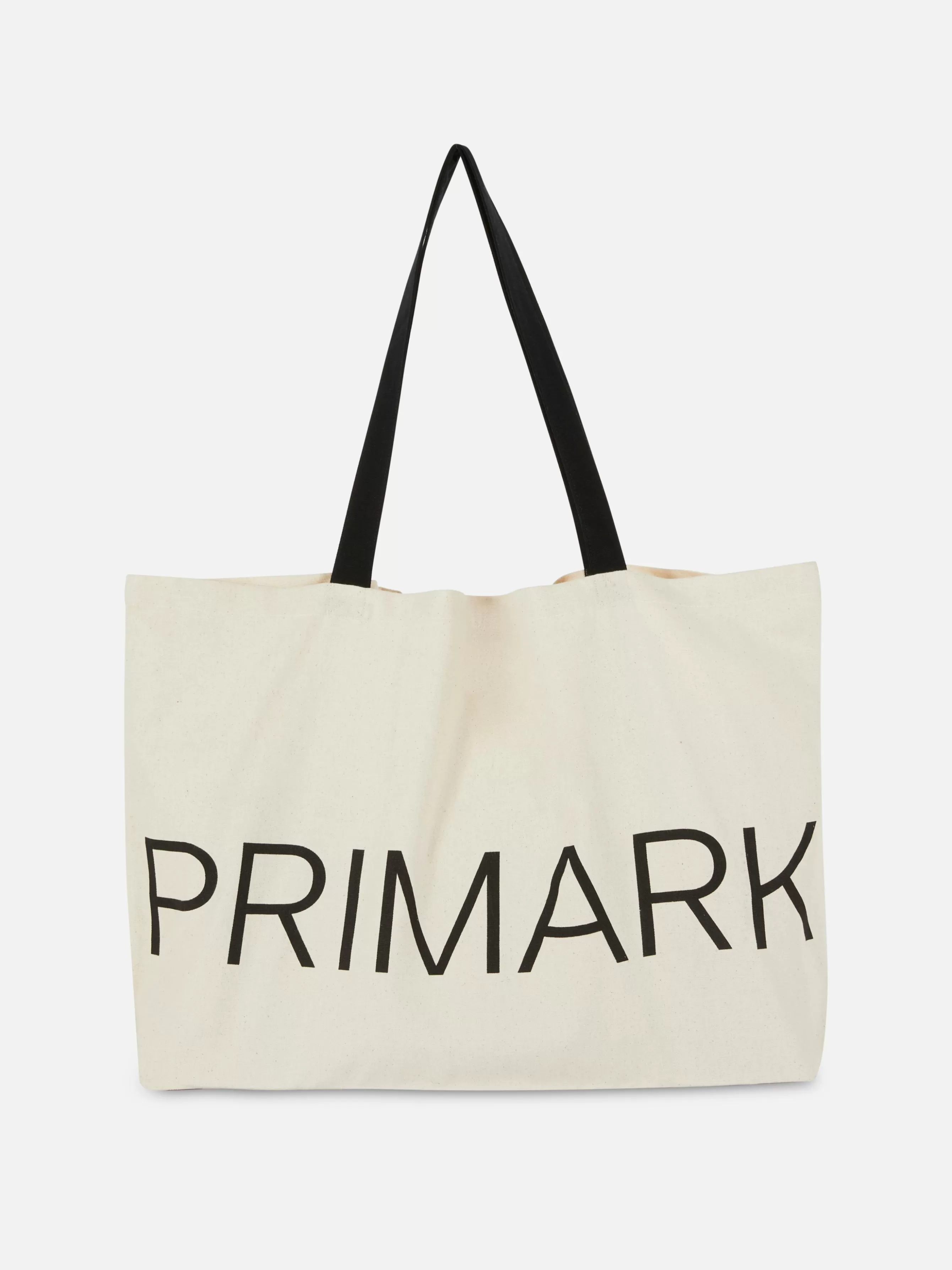 Online Primark Sac Fourre-tout En Toile Graphique Naturel