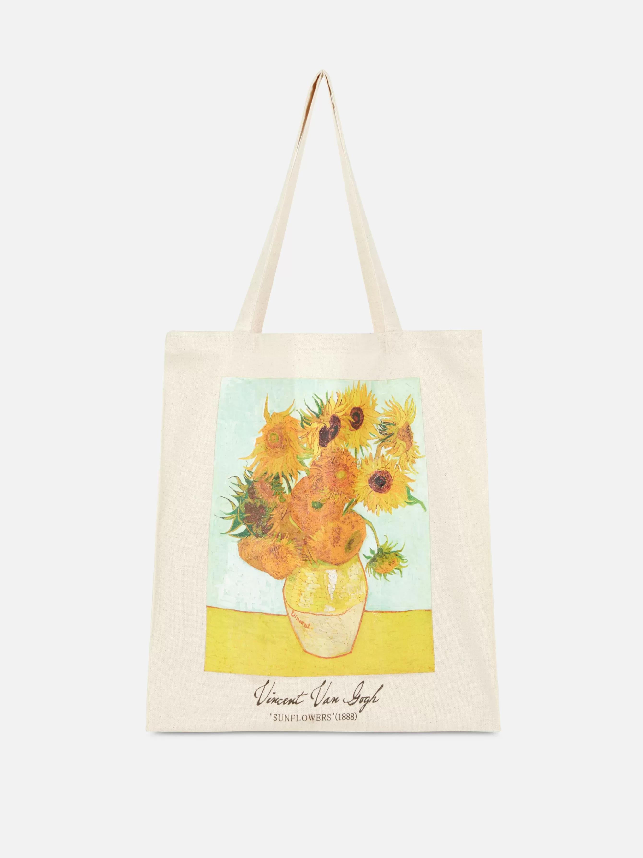 Fashion Primark Sac Fourre-tout Vincent Van Gogh Les Tournesols Naturel