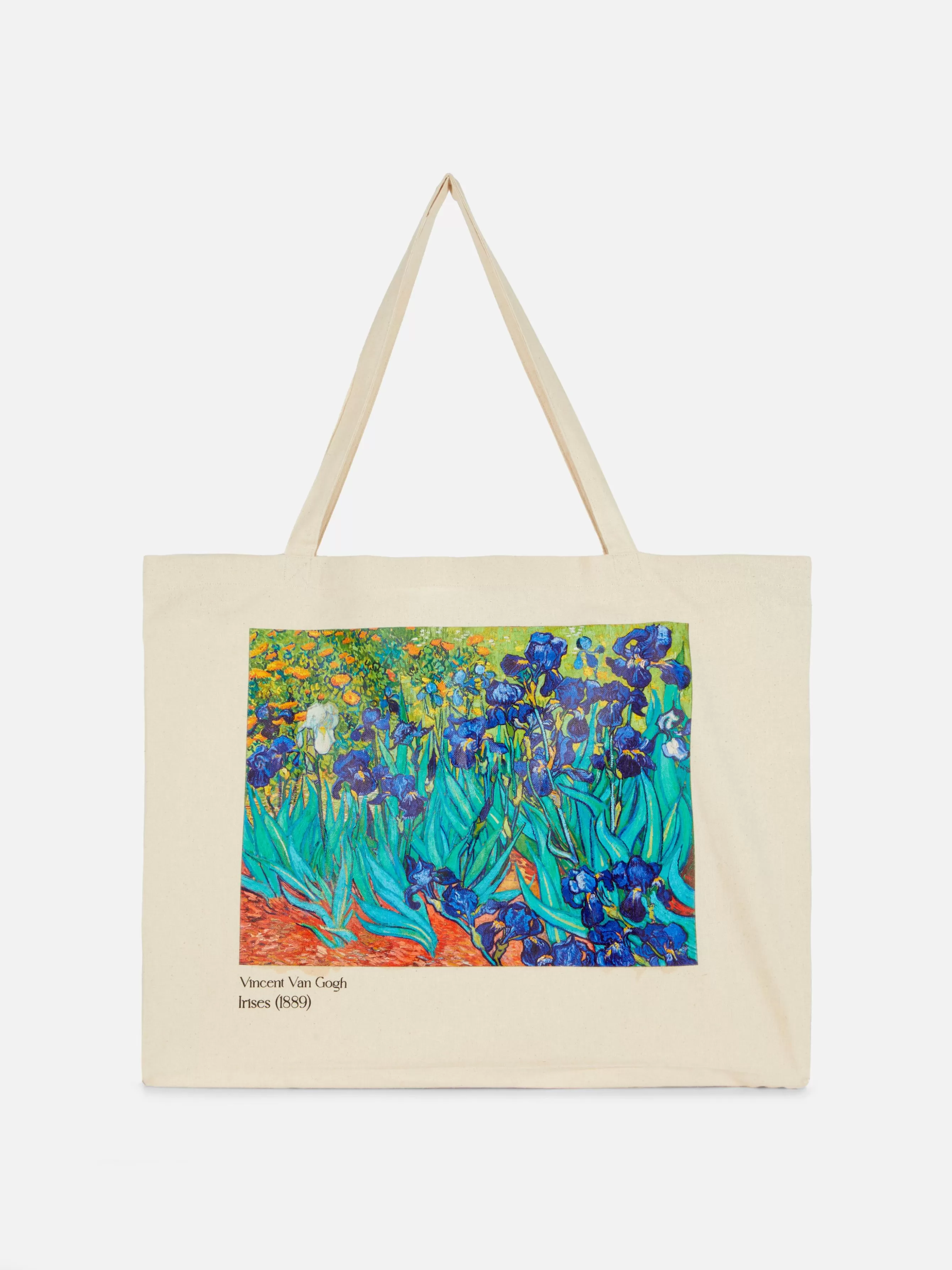 Outlet Primark Sac Fourre-tout XL Vincent Van Gogh Iris Naturel