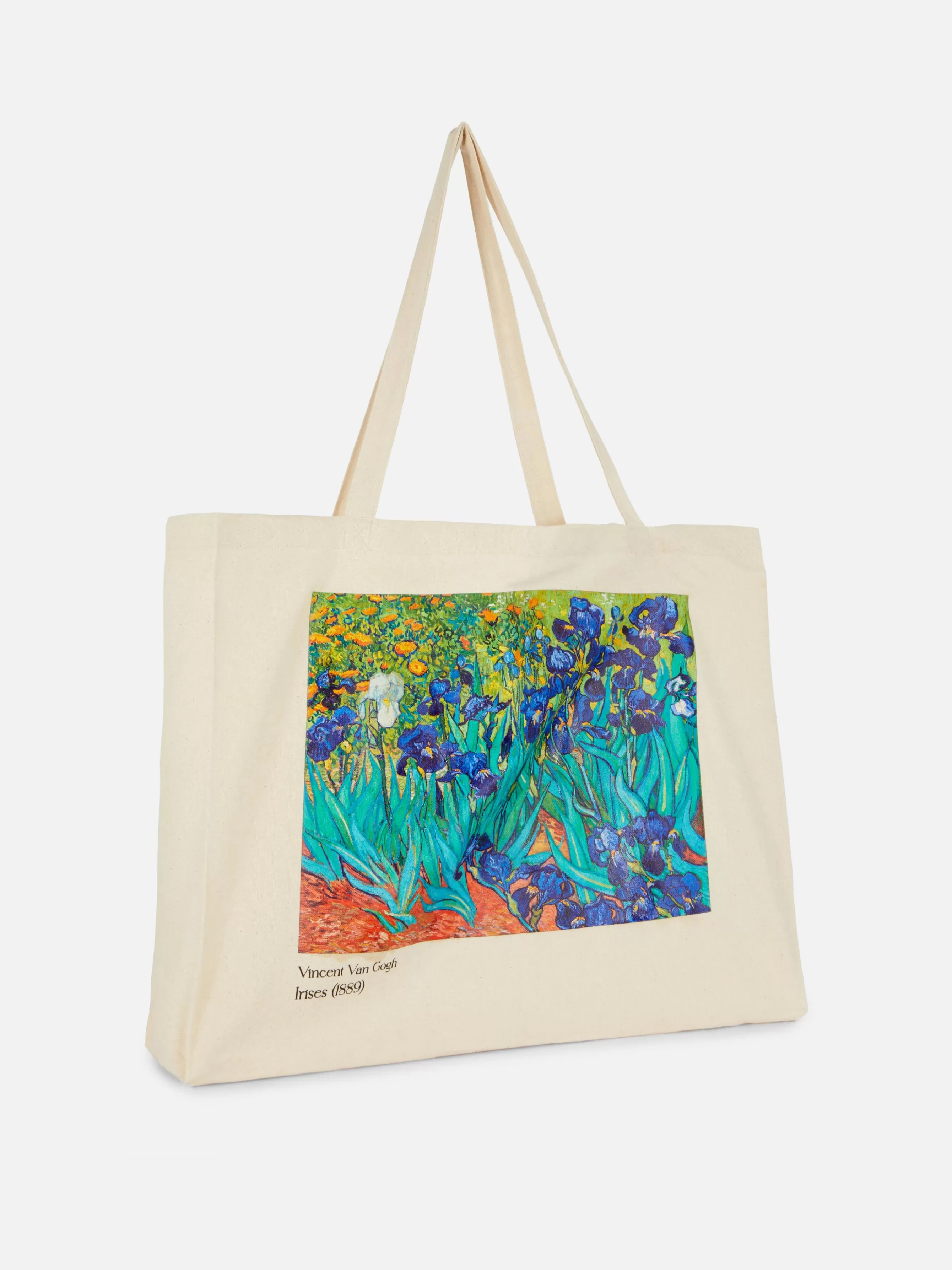 Outlet Primark Sac Fourre-tout XL Vincent Van Gogh Iris Naturel