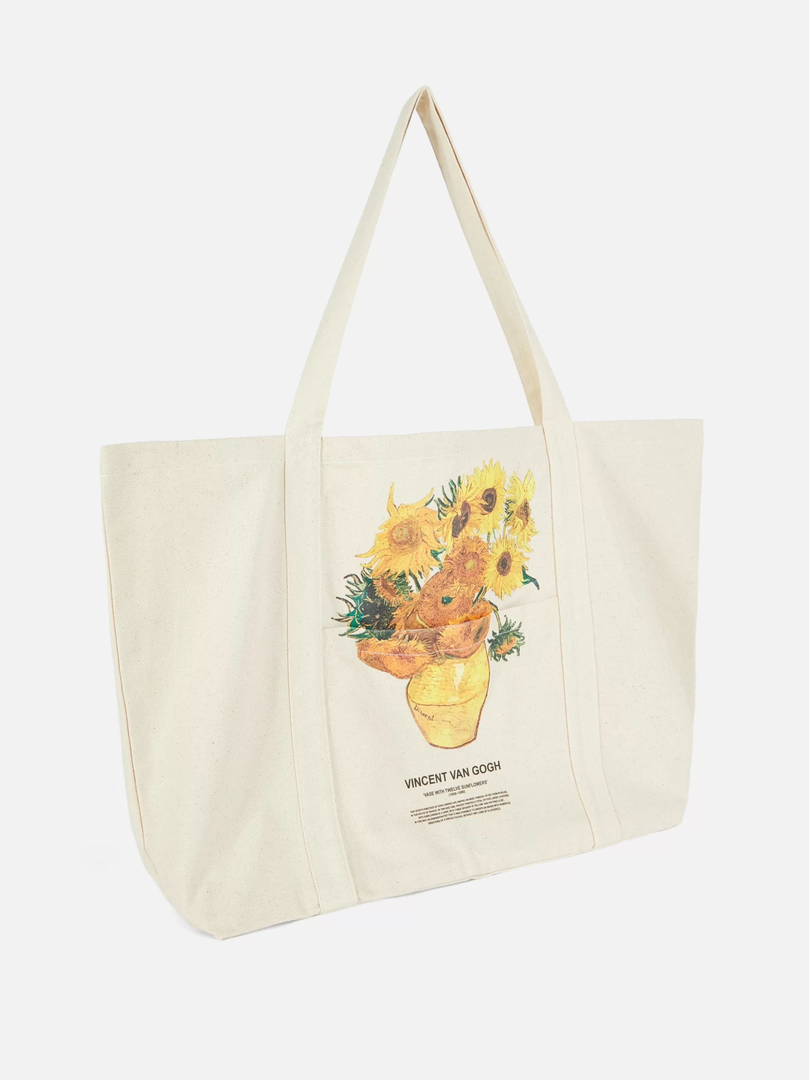 Outlet Primark Sac Fourre-tout XL Vincent Van Gogh Les Tournesols Naturel