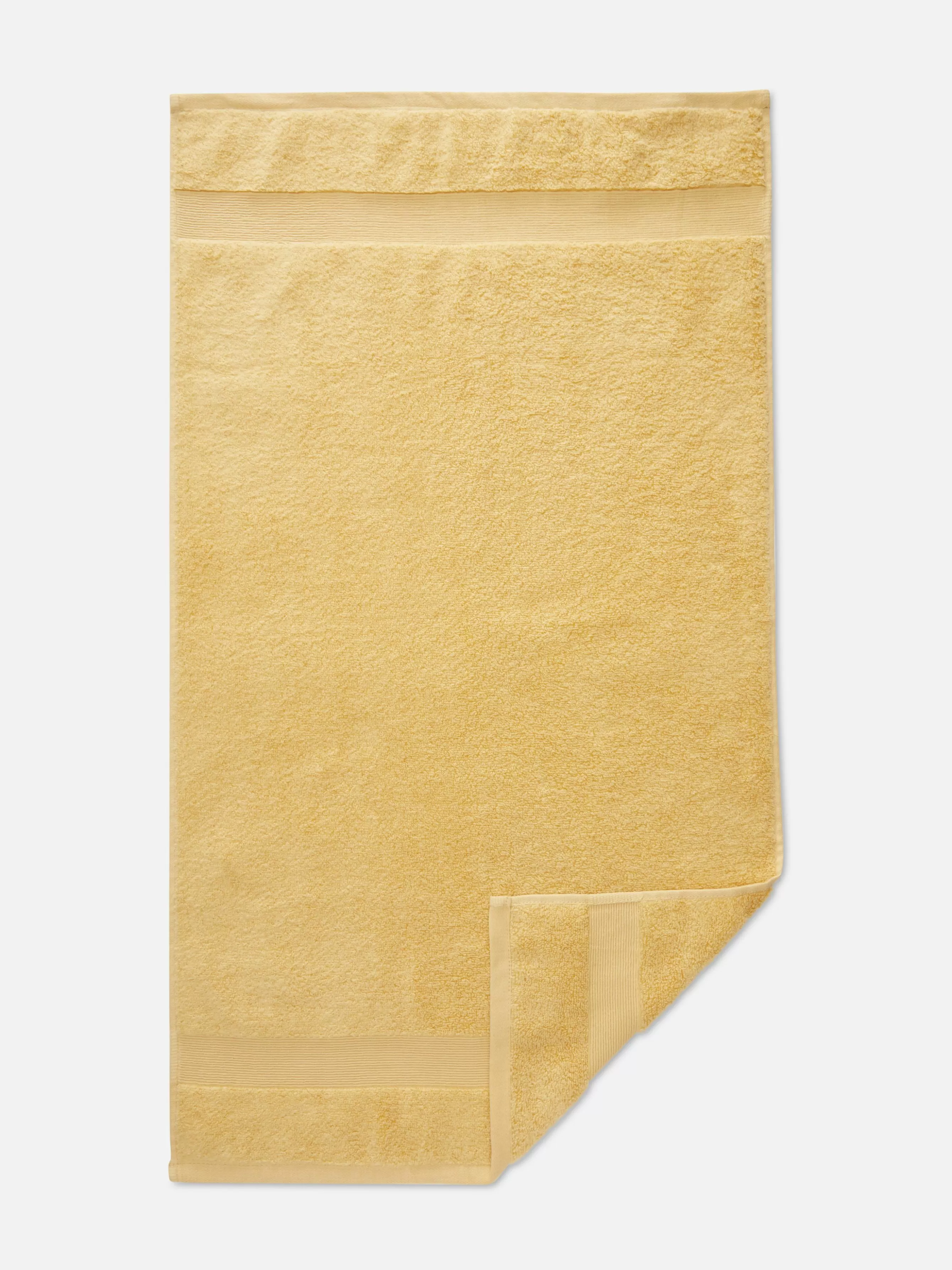 Sale Primark Serviette Essuie-mains Ultra-douce Jaune moutarde