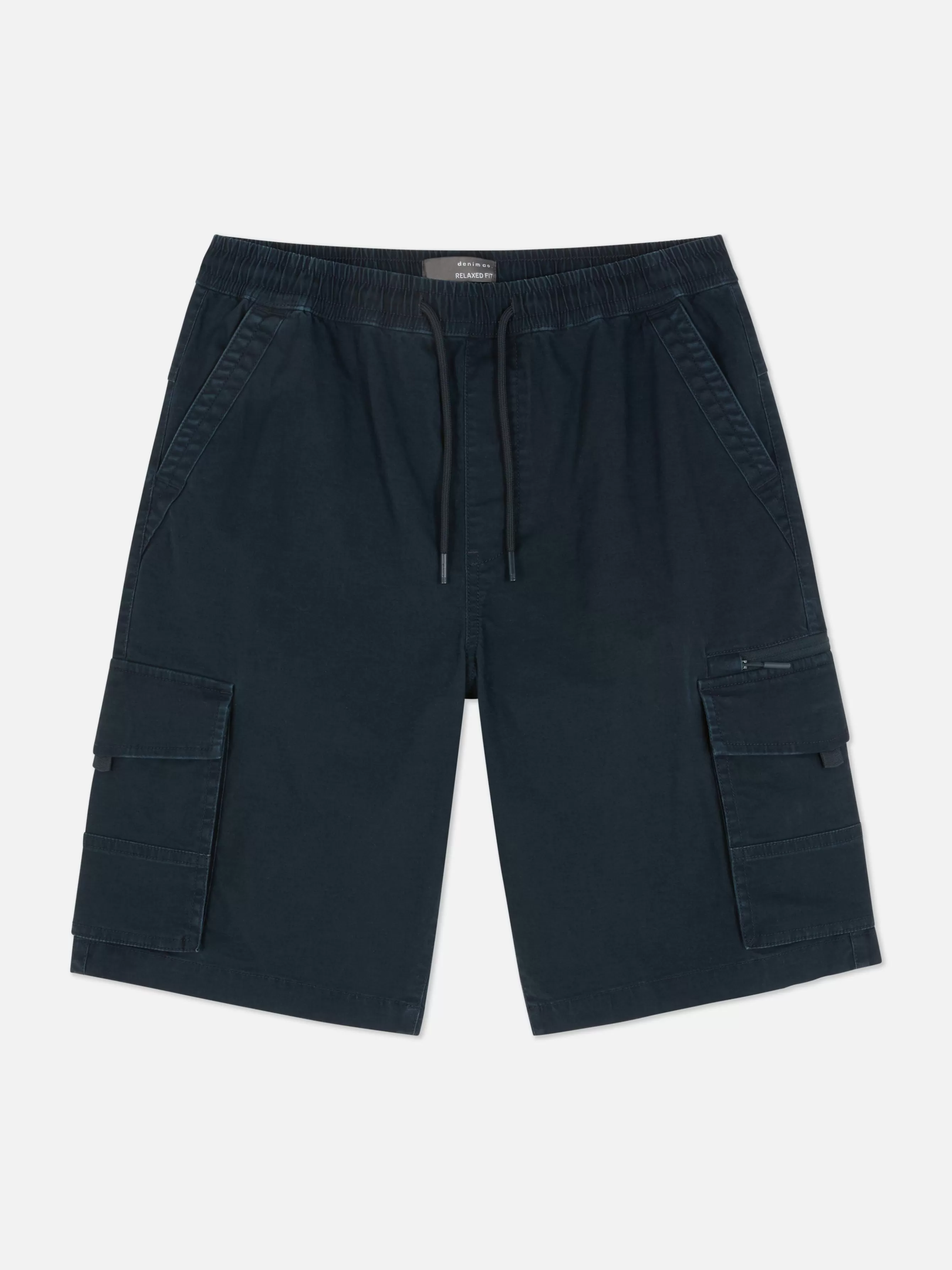 Online Primark Short Cargo Avec Cordon De Serrage Bleu marine