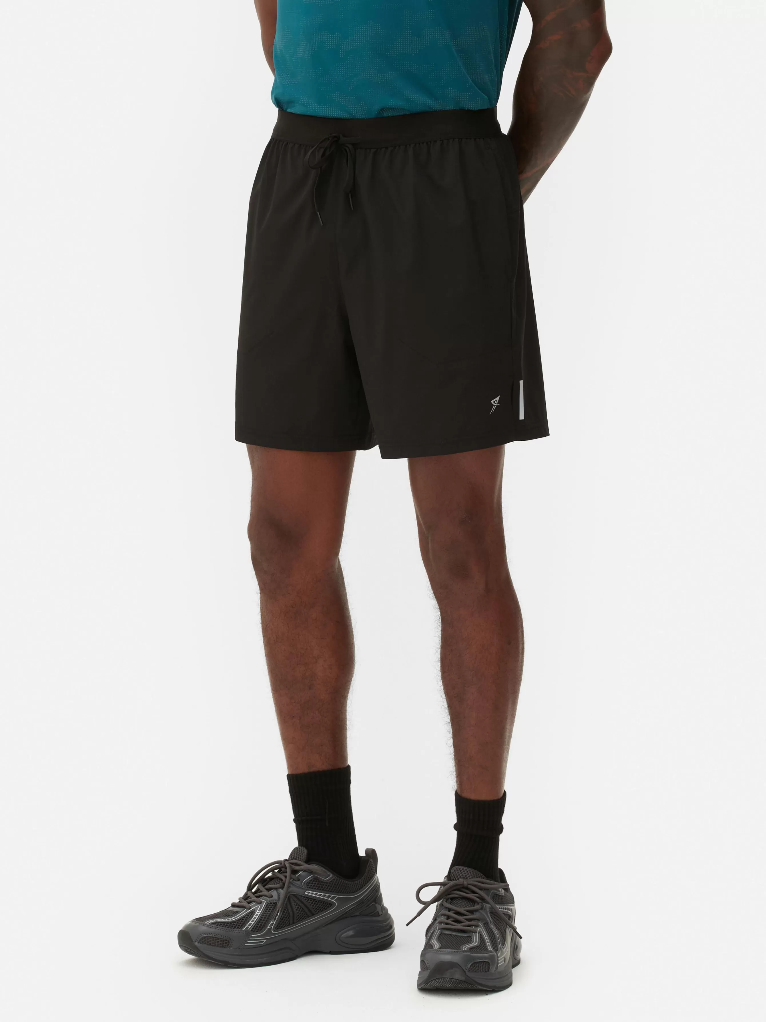 Fashion Primark Short De Running élastiqué Noir