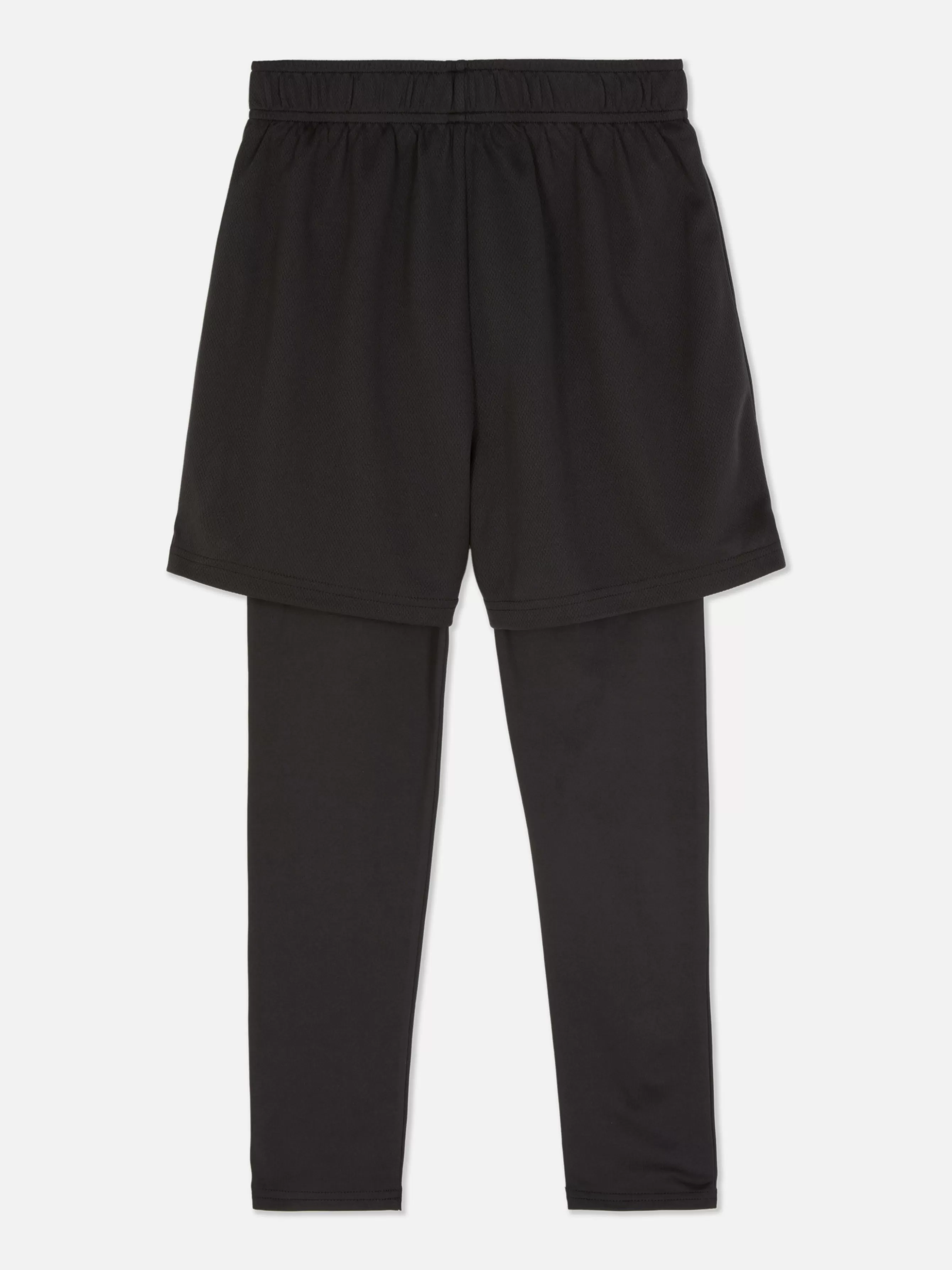 Shop Primark Short De Sport Avec Legging 2 En 1 Noir