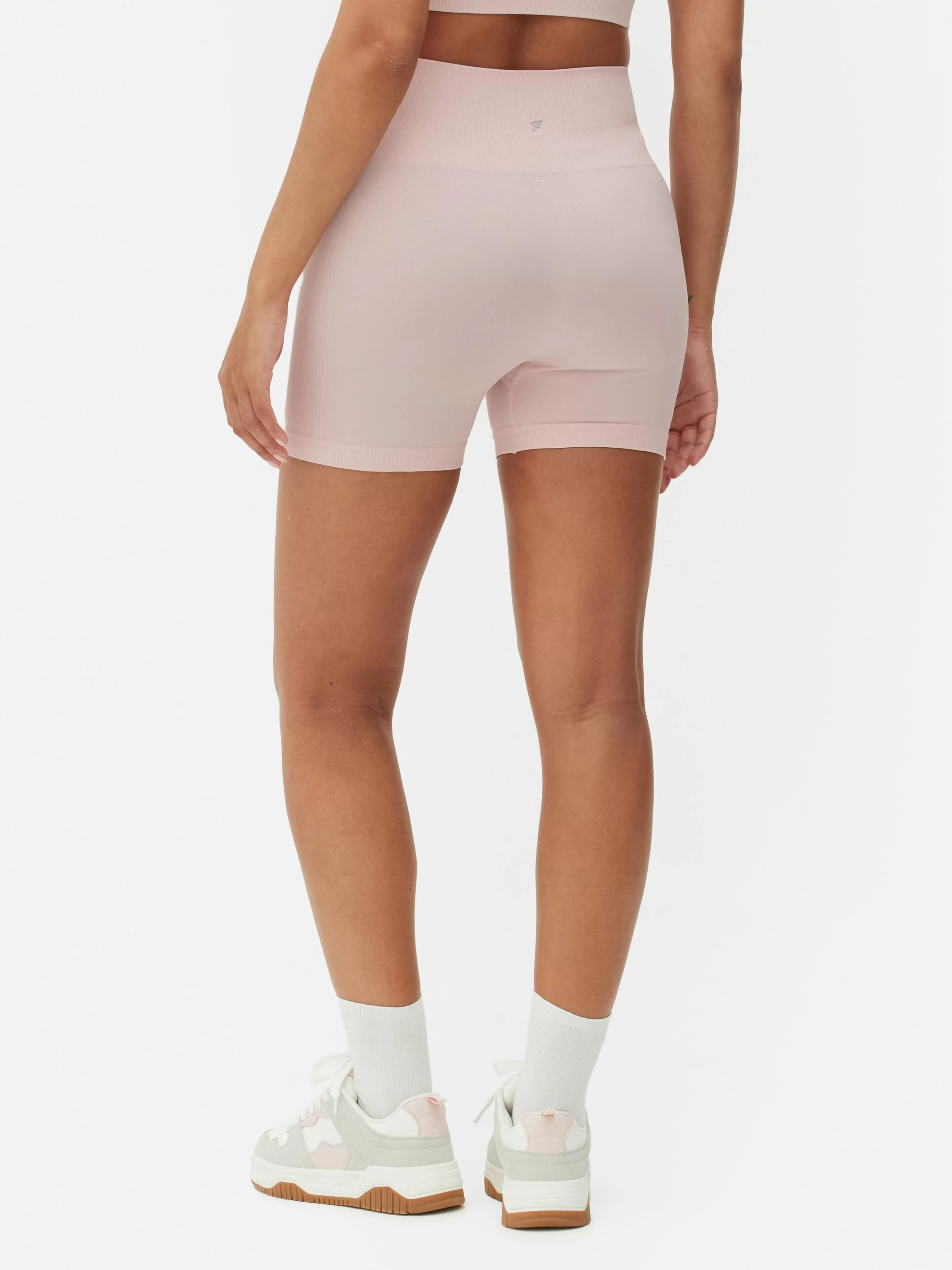 Hot Primark Short De Yoga Taille Haute Sans Coutures Rose clair