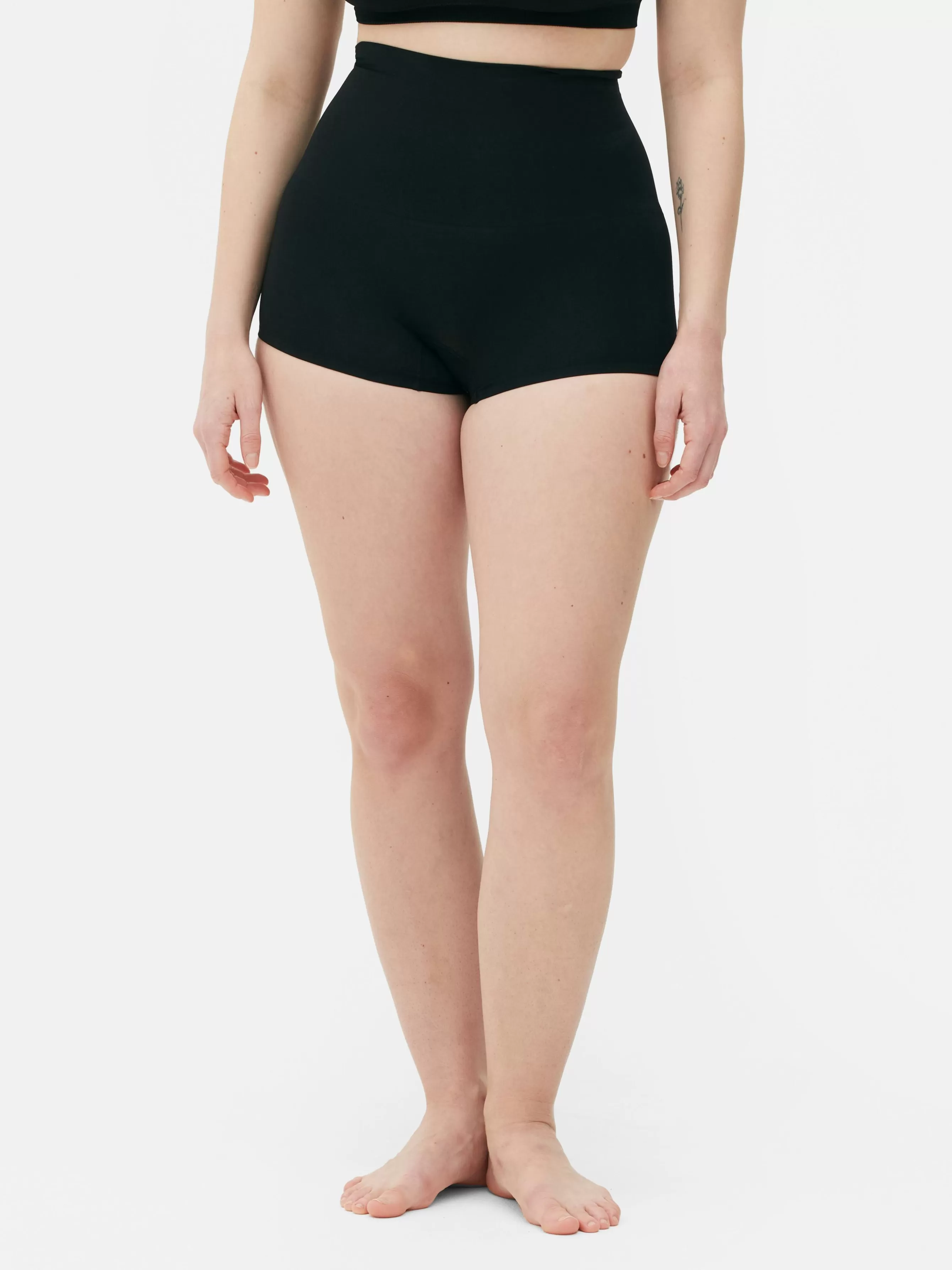 Best Sale Primark Short Sculptant Sans Coutures Noir