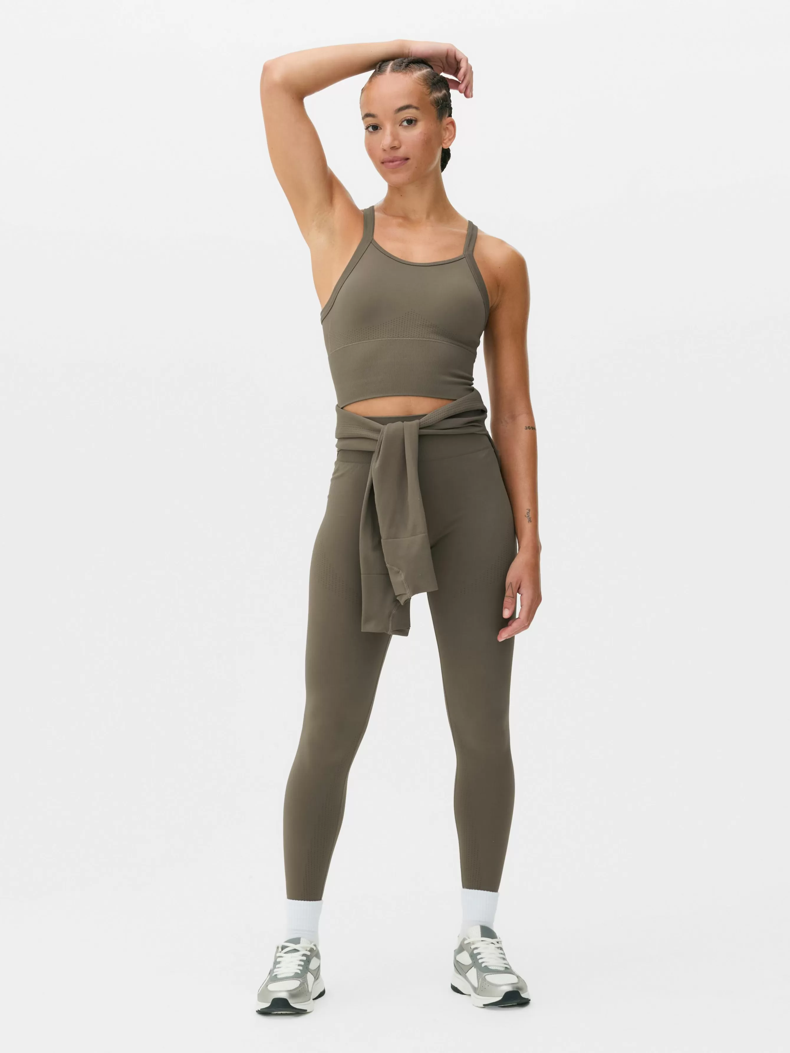 Shop Primark Soutien-gorge De Sport à Dos Nageur Chocolat