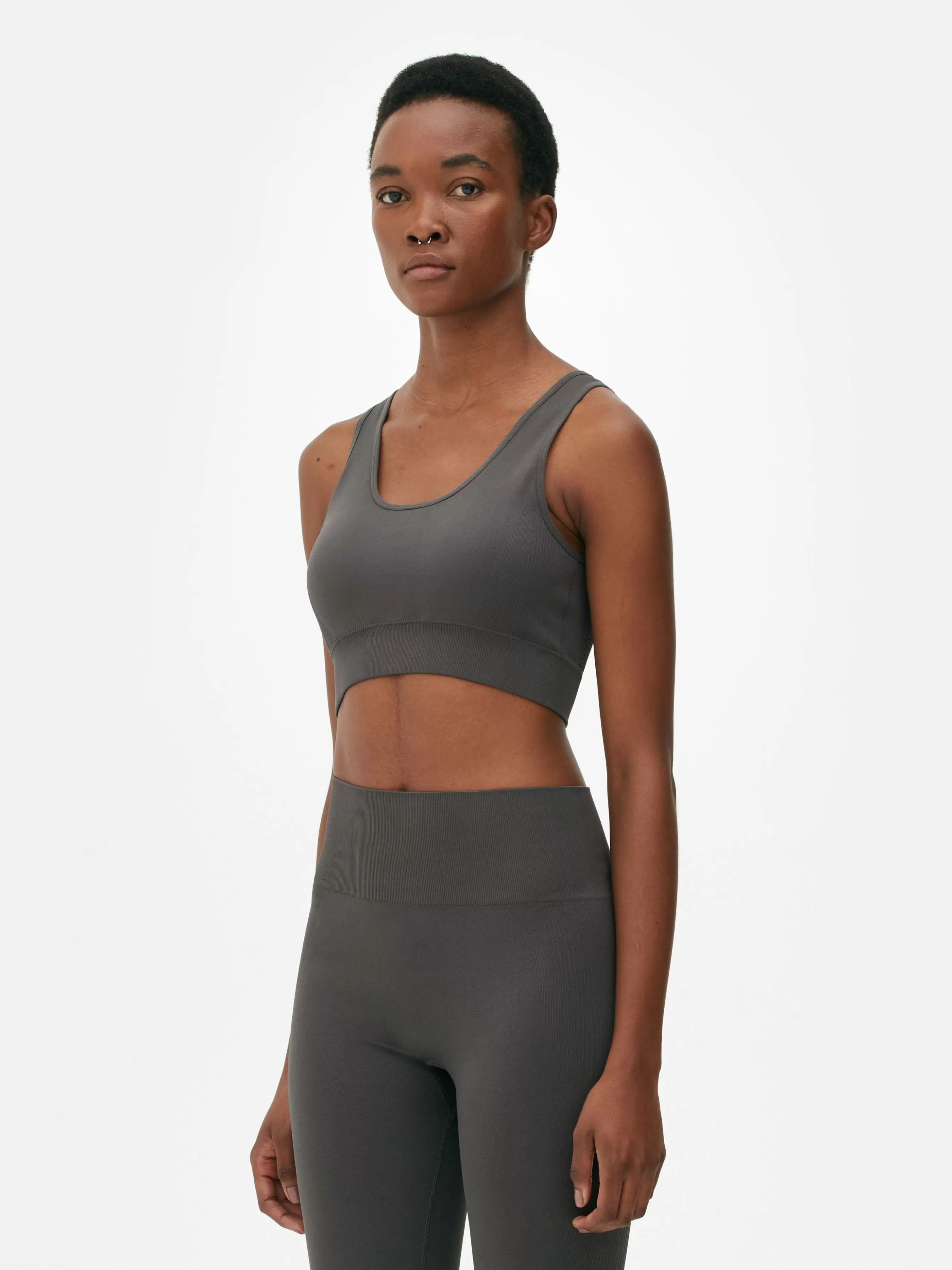 Outlet Primark Soutien-gorge De Sport Sans Coutures Gris foncé