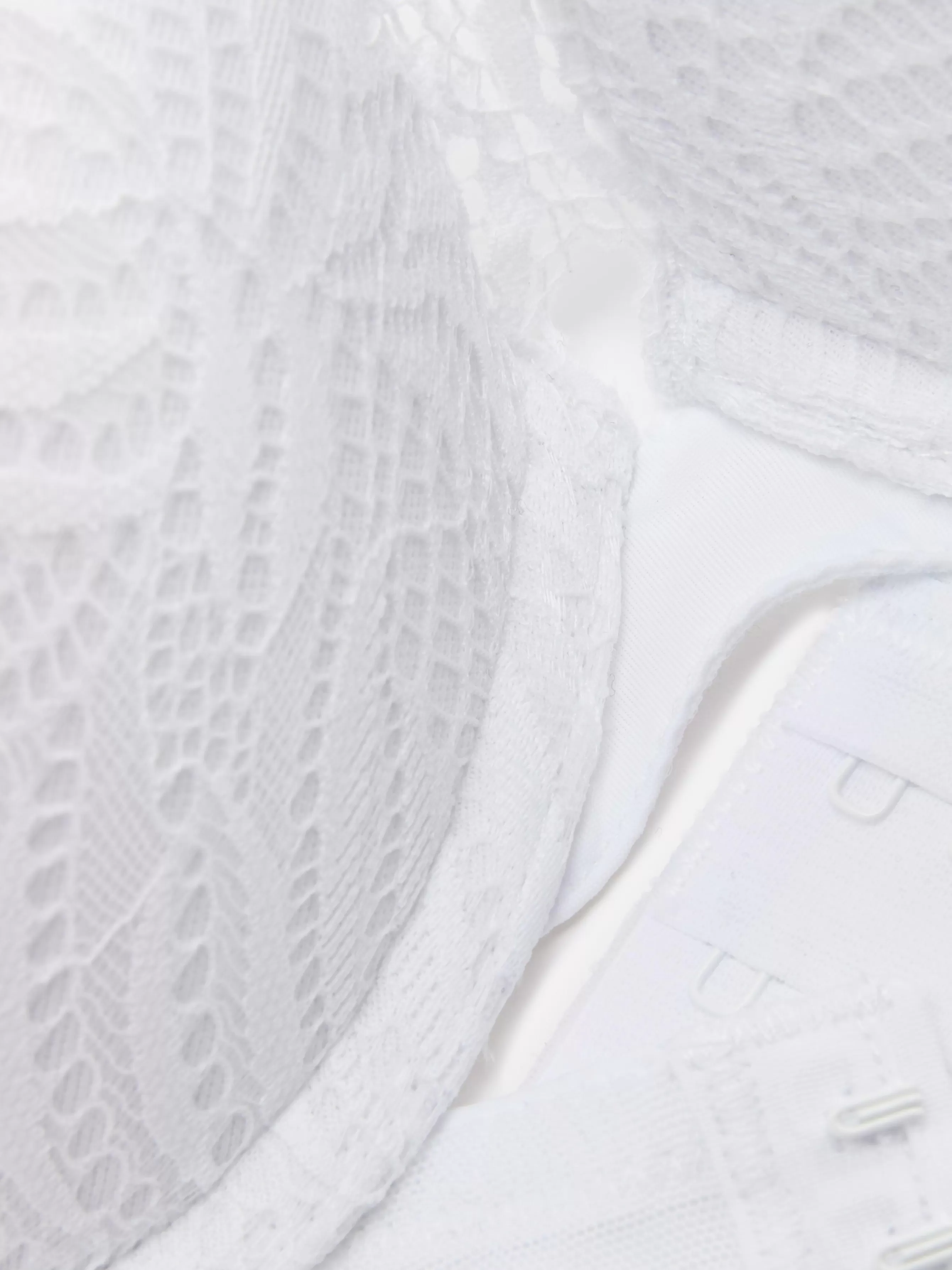 New Primark Soutien-gorge Dos Nageur En Dentelle Blanc