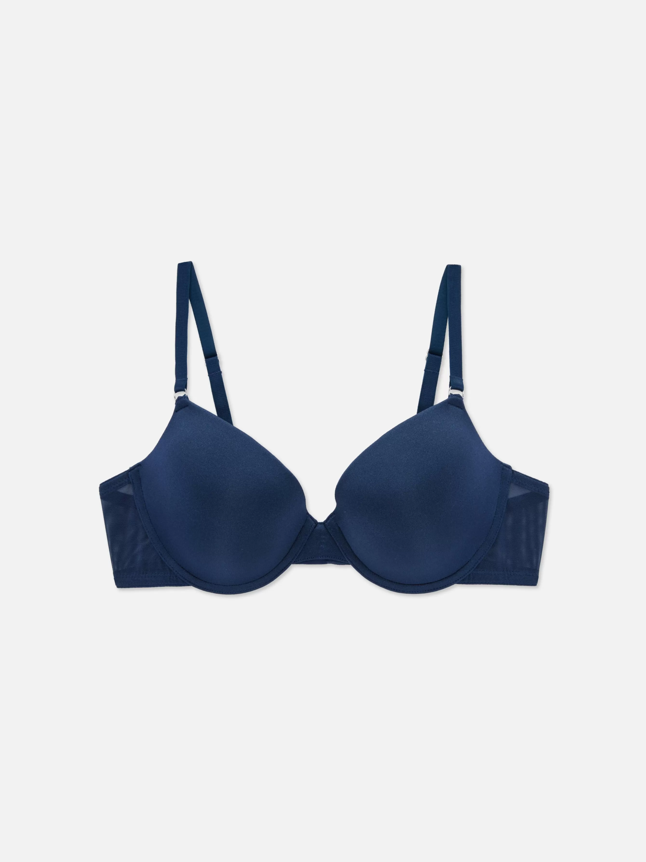 Online Primark Soutien-gorge Moulé Tendance à Ailes En Maille Bleu marine