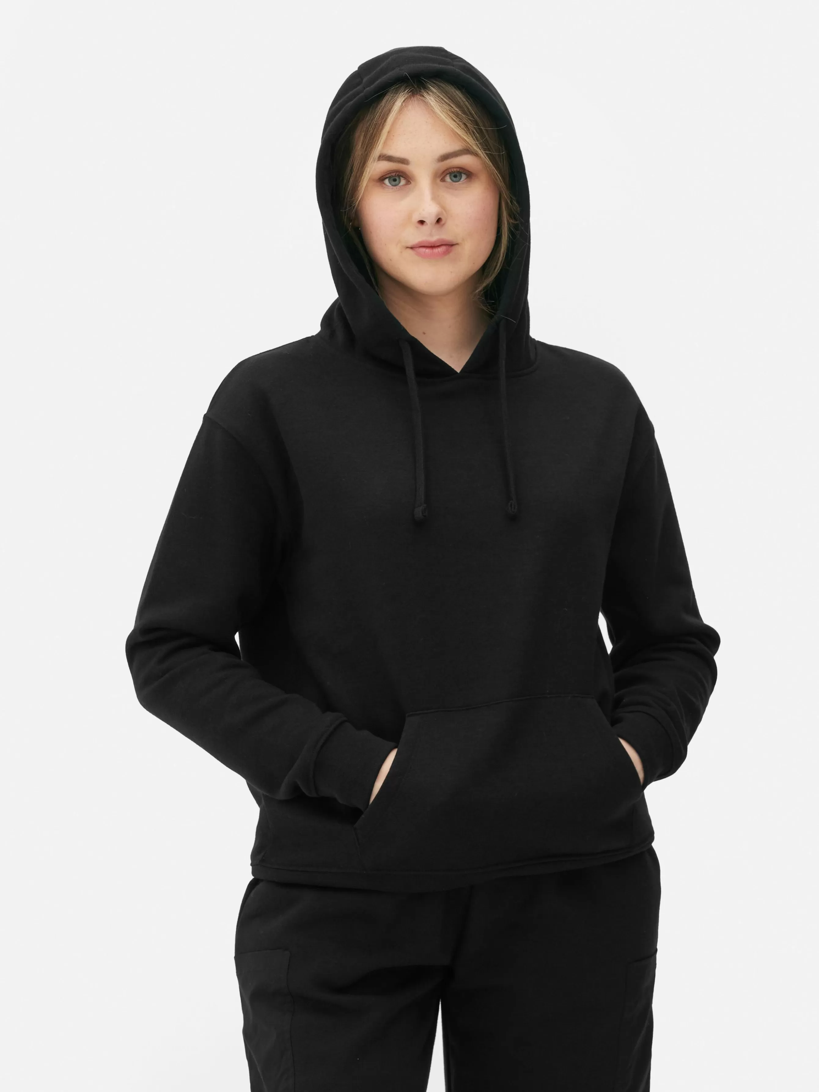 Best Sale Primark Sweat à Capuche à Cordon De Serrage Noir