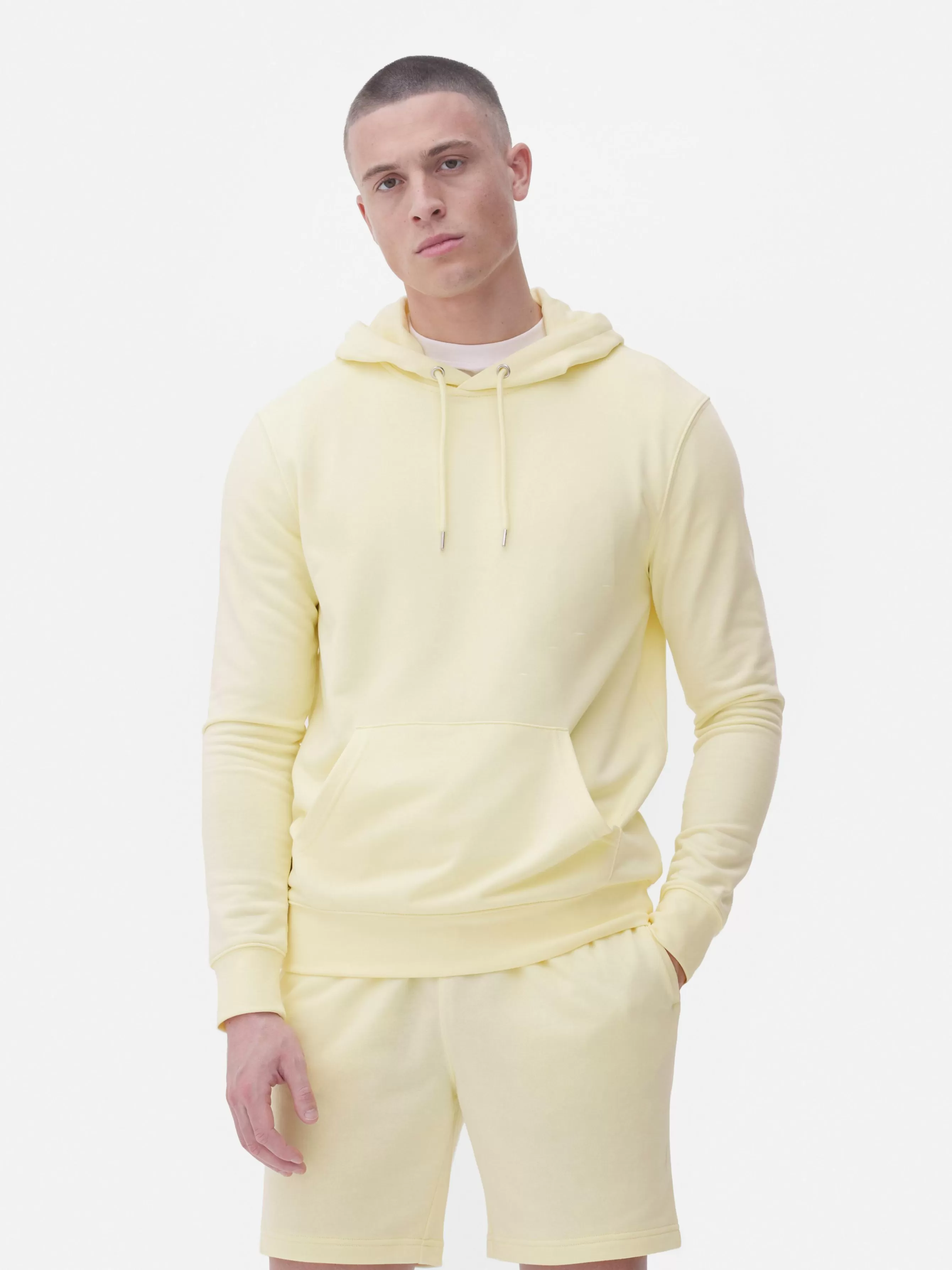 Outlet Primark Sweat à Capuche à Enfiler Avec Cordon De Serrage Jaune clair