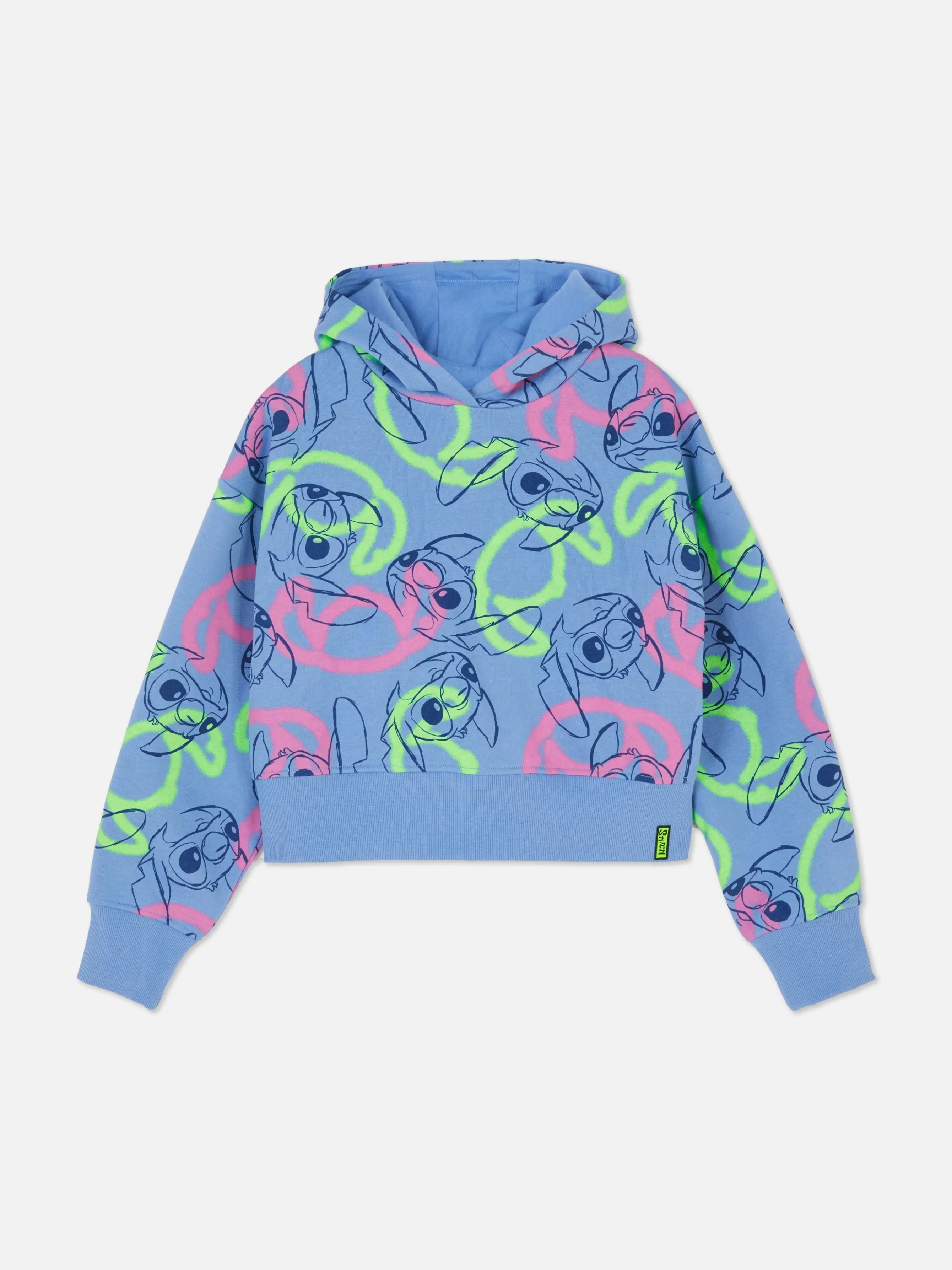 Sale Primark Sweat à Capuche à Imprimé Disney Lilo & Stitch Bleu