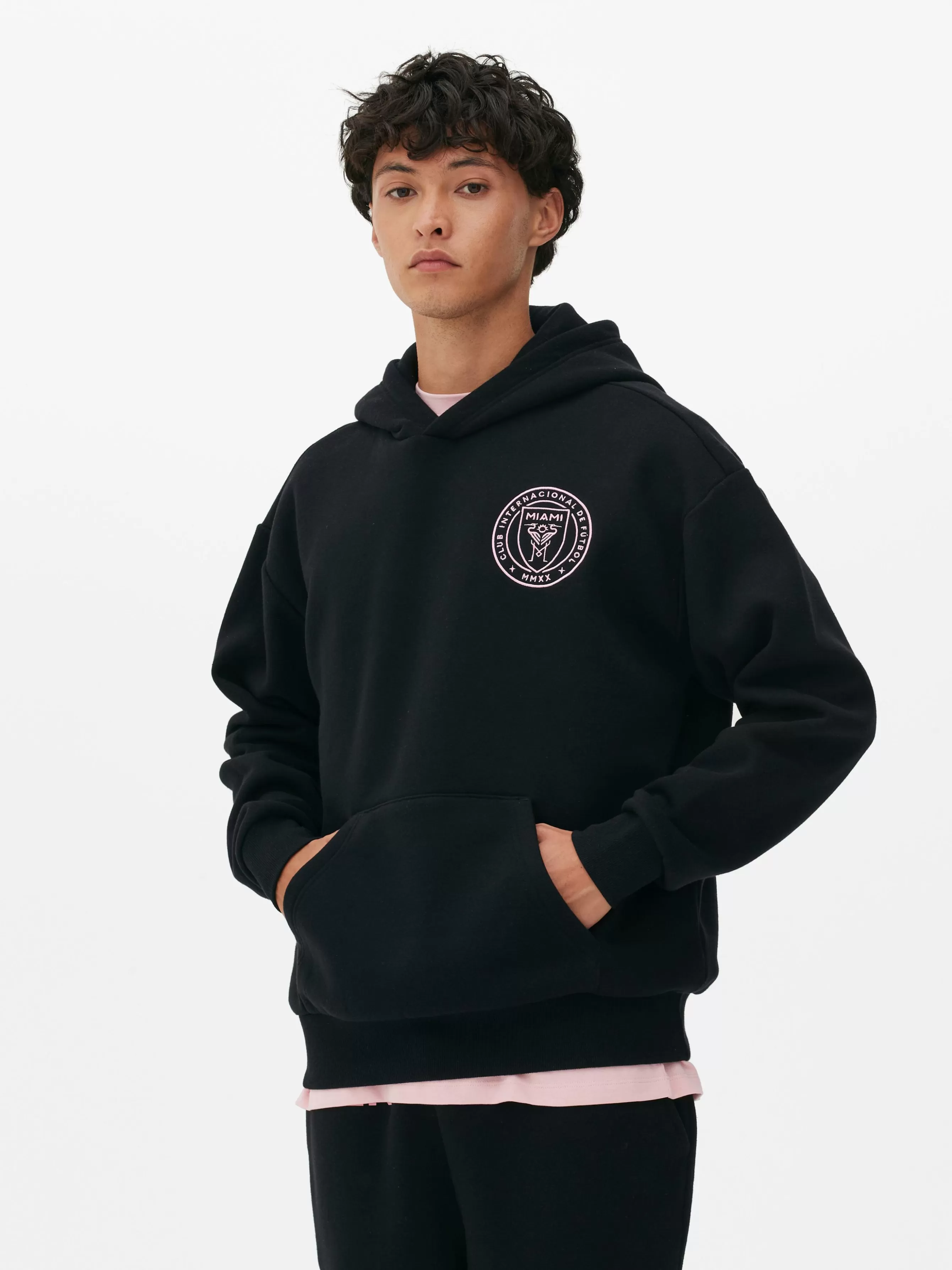 Clearance Primark Sweat à Capuche à Logo Inter Miami Noir