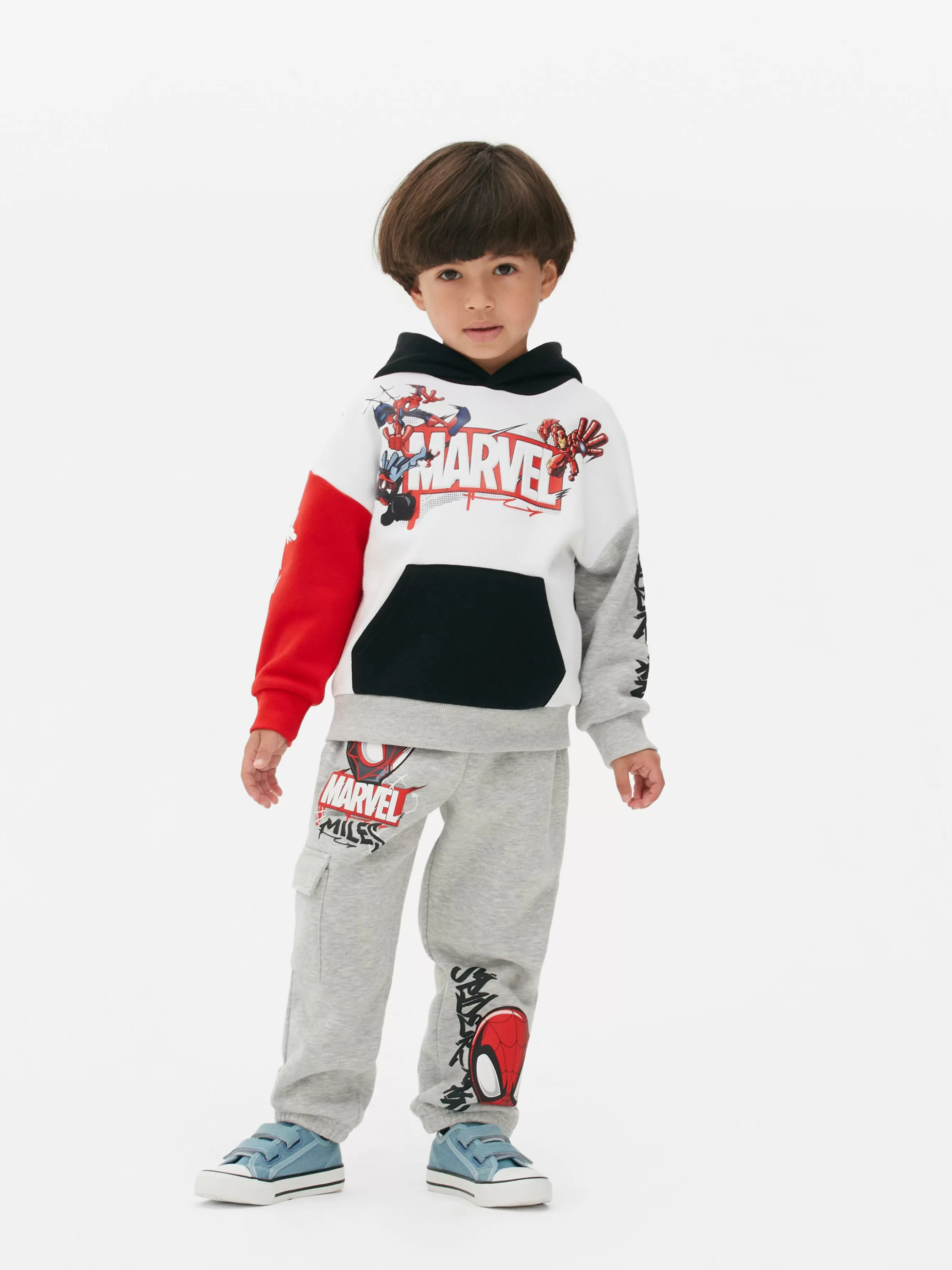Shop Primark Sweat à Capuche Color Block Marvel Avengers Multicolore