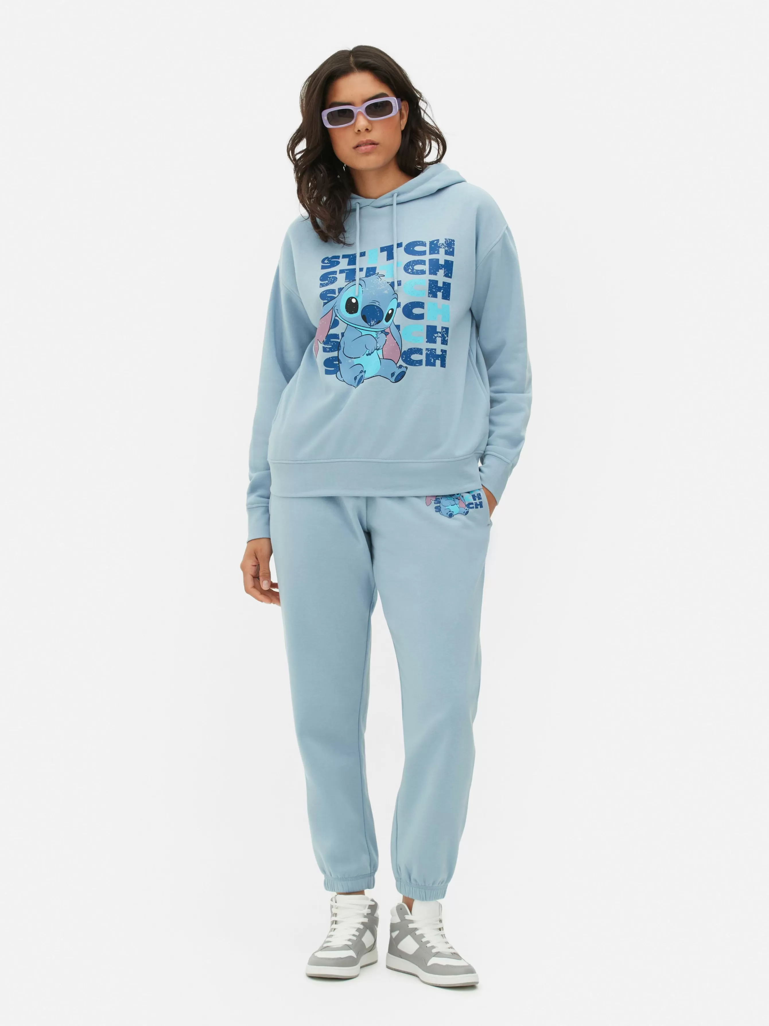 Cheap Primark Sweat à Capuche Disney Stitch à Coordonner Bleu