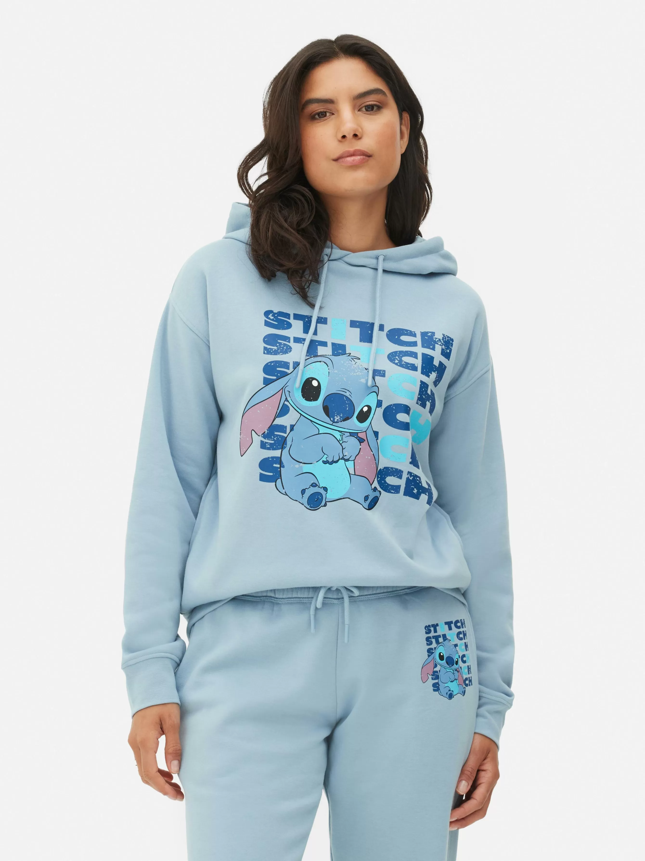 Cheap Primark Sweat à Capuche Disney Stitch à Coordonner Bleu