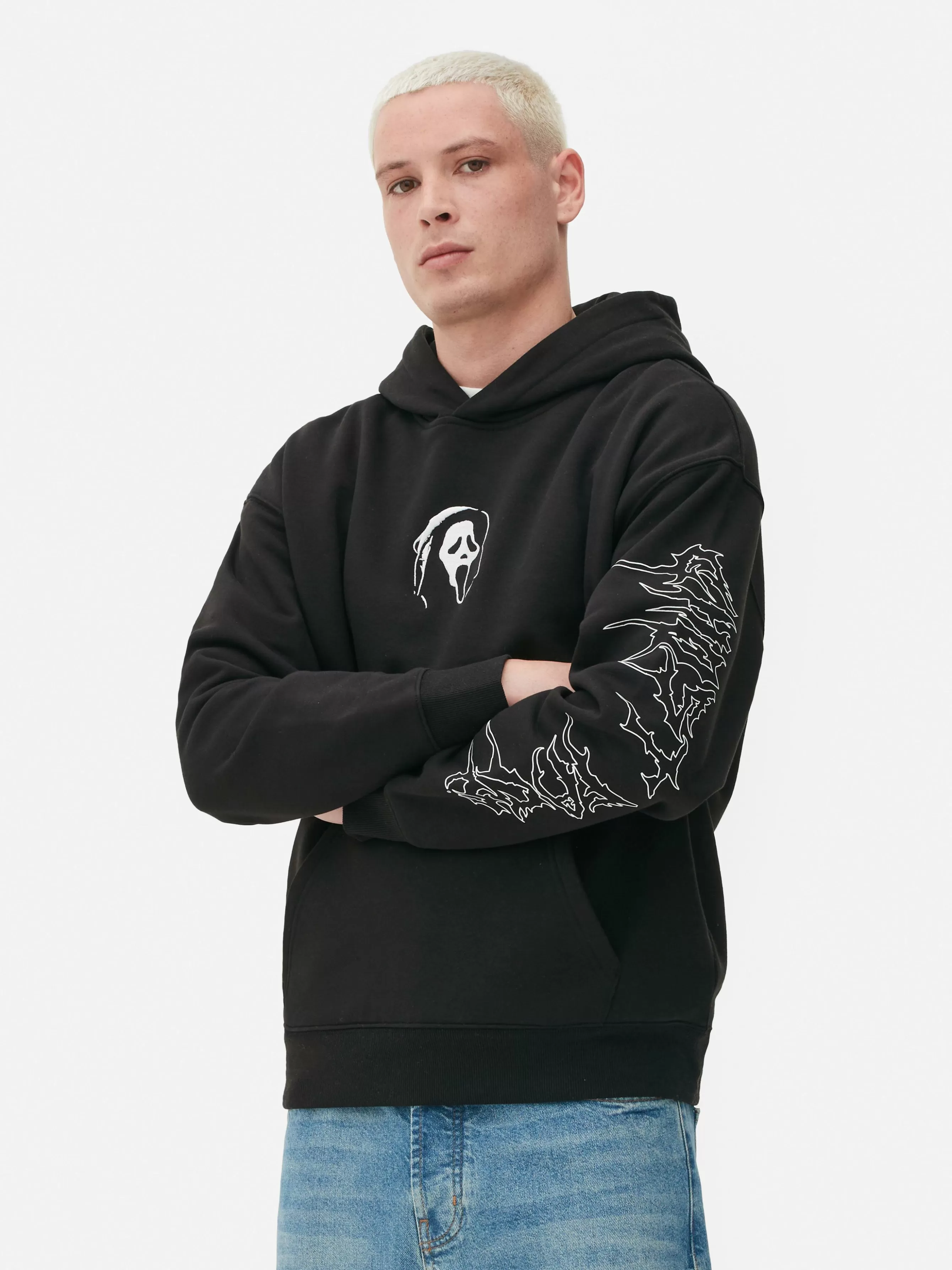 Online Primark Sweat à Capuche Graphique Scream Ghostface Noir