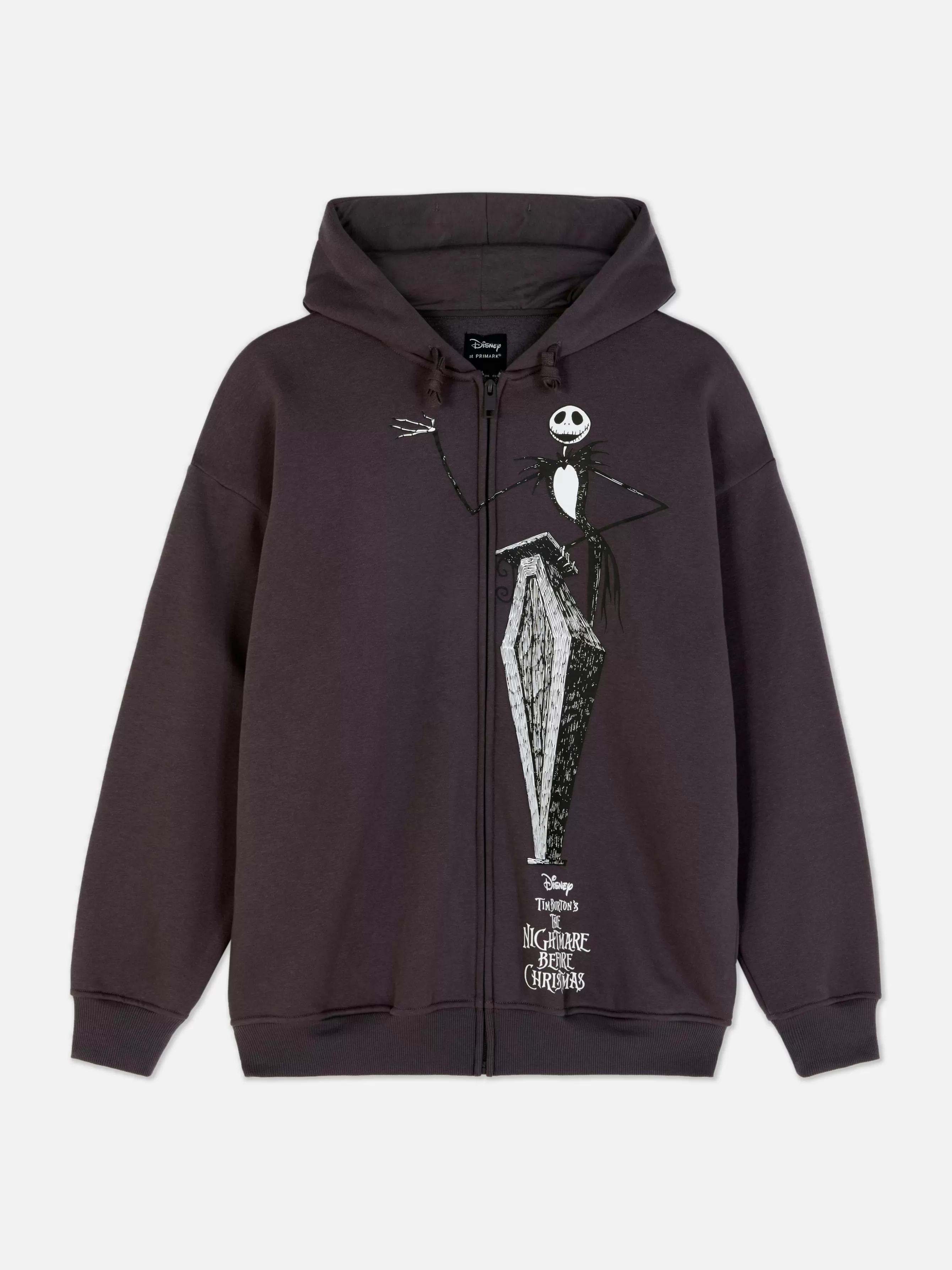 Cheap Primark Sweat à Capuche Zippé Disney L'Étrange Noël De Monsieur Jack De Tim Burton Anthracite