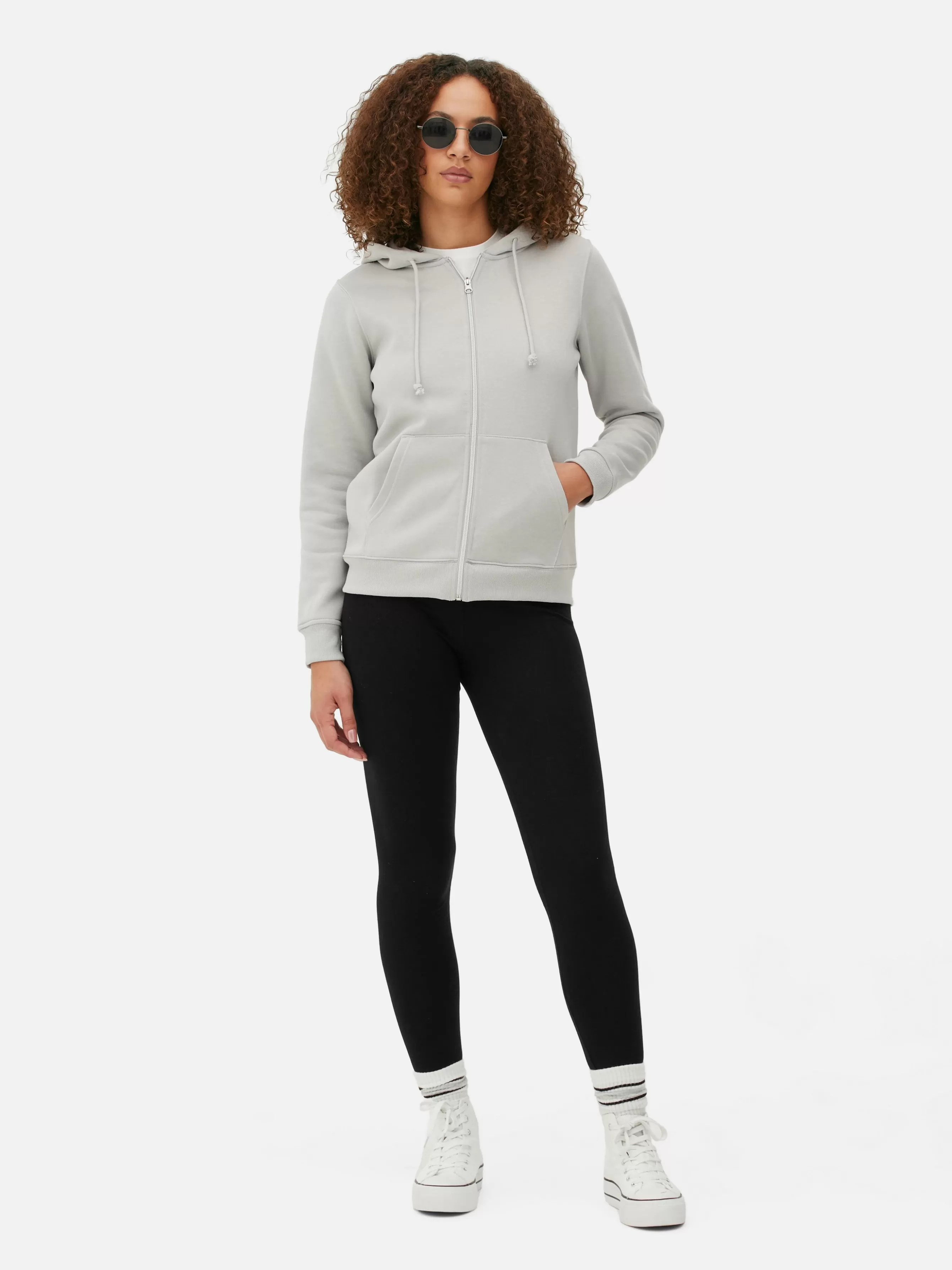 Online Primark Sweat à Capuche Zippé Essential Gris