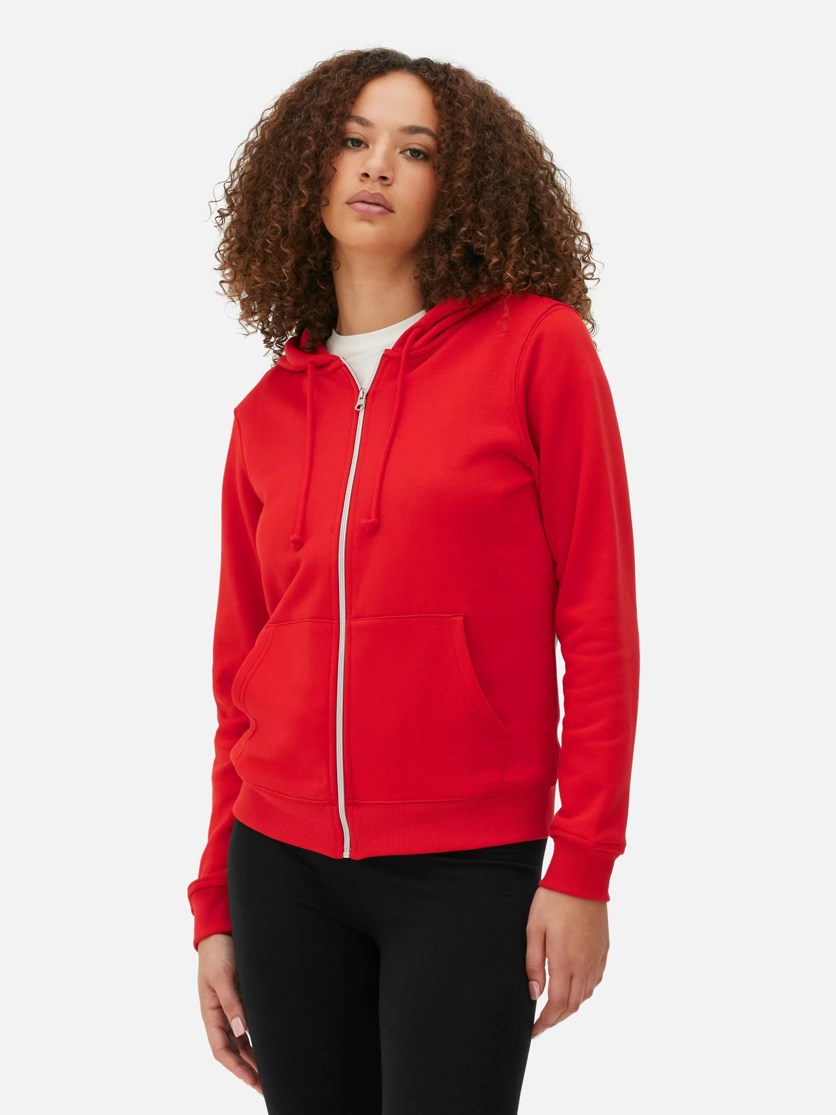 Discount Primark Sweat à Capuche Zippé Essential Rouge