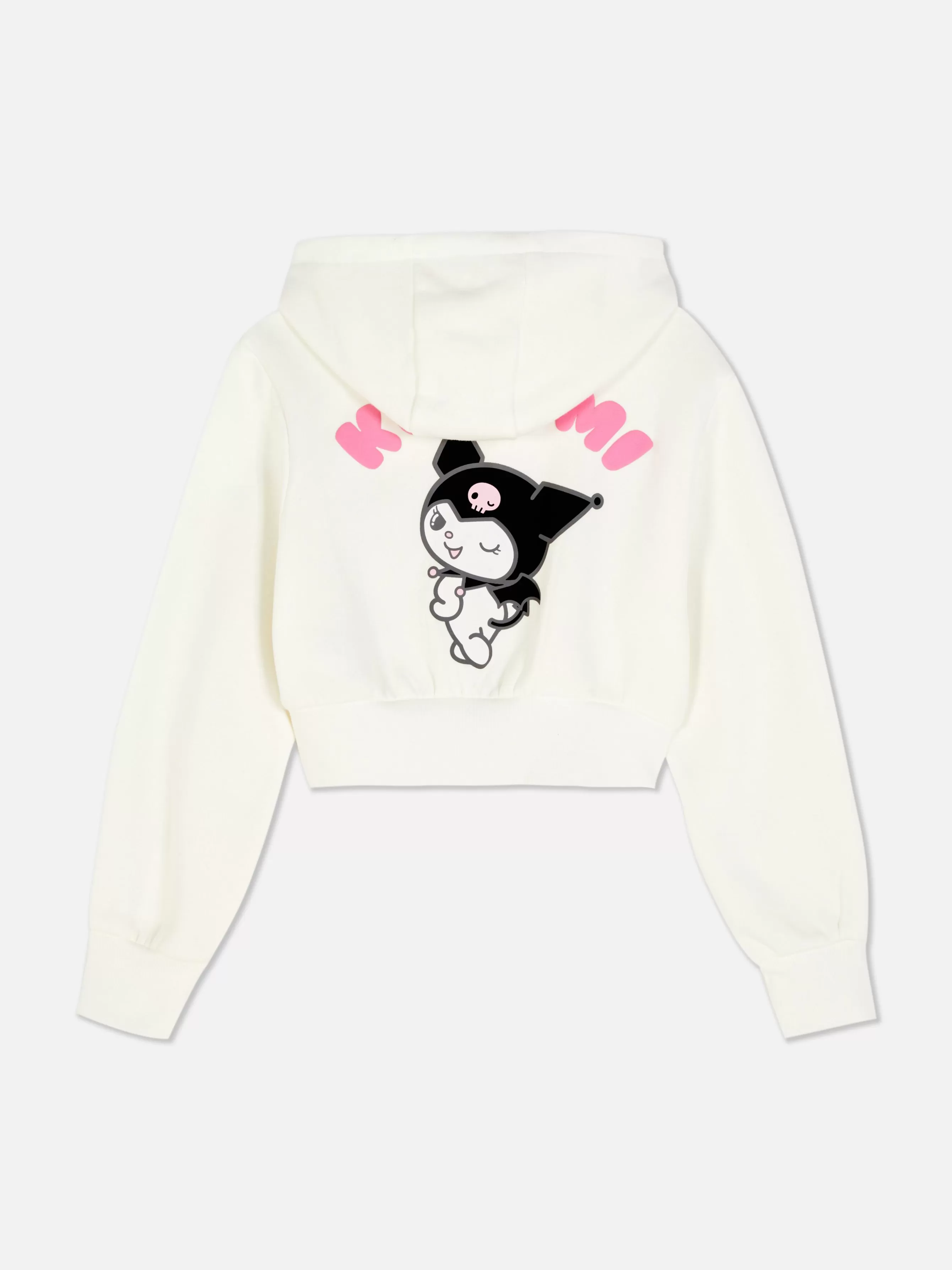 Sale Primark Sweat Zippé à Capuche Hello Kitty Kuromi Blanc