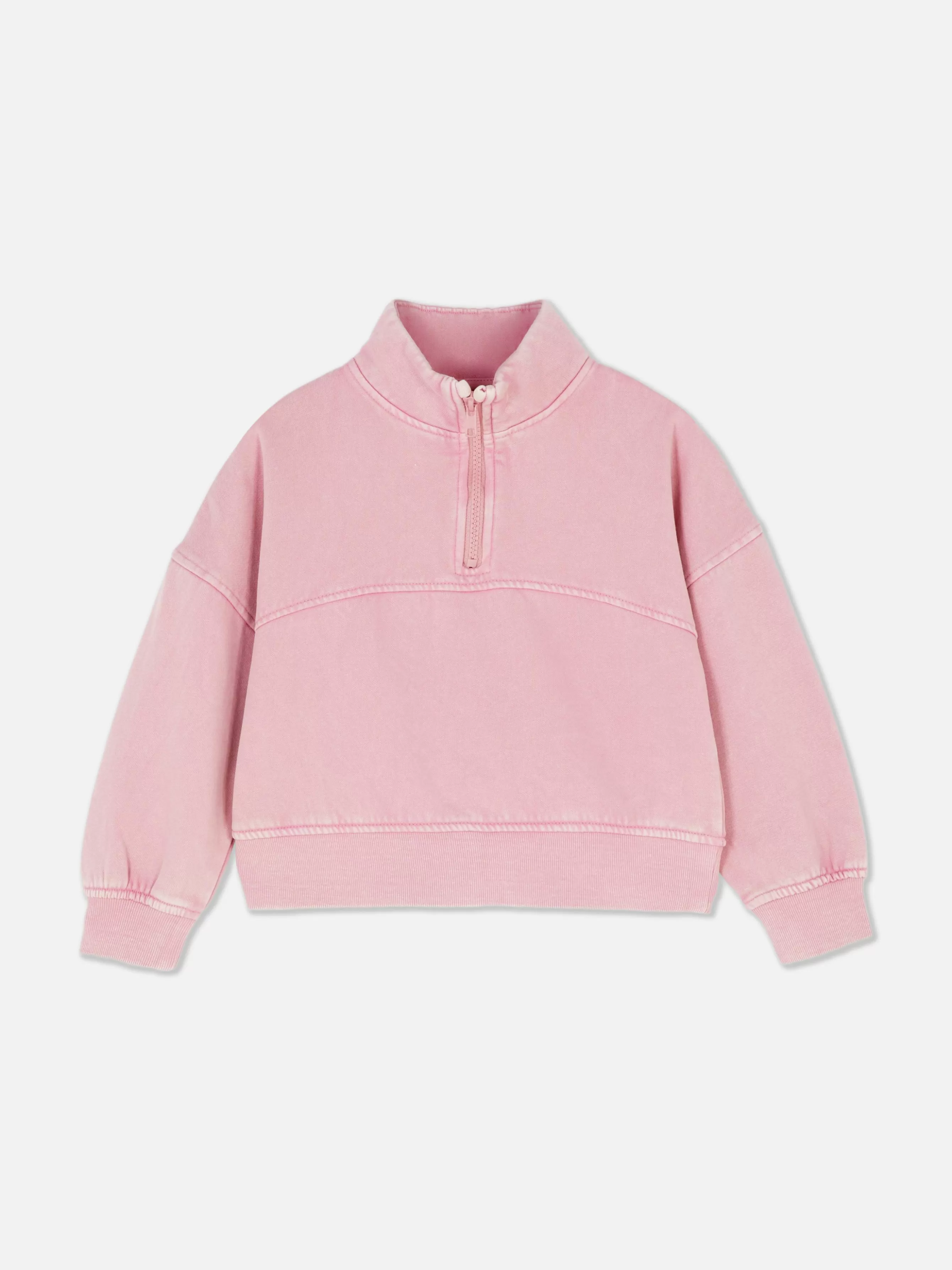 Cheap Primark Sweat-shirt à Col Cheminée Rose