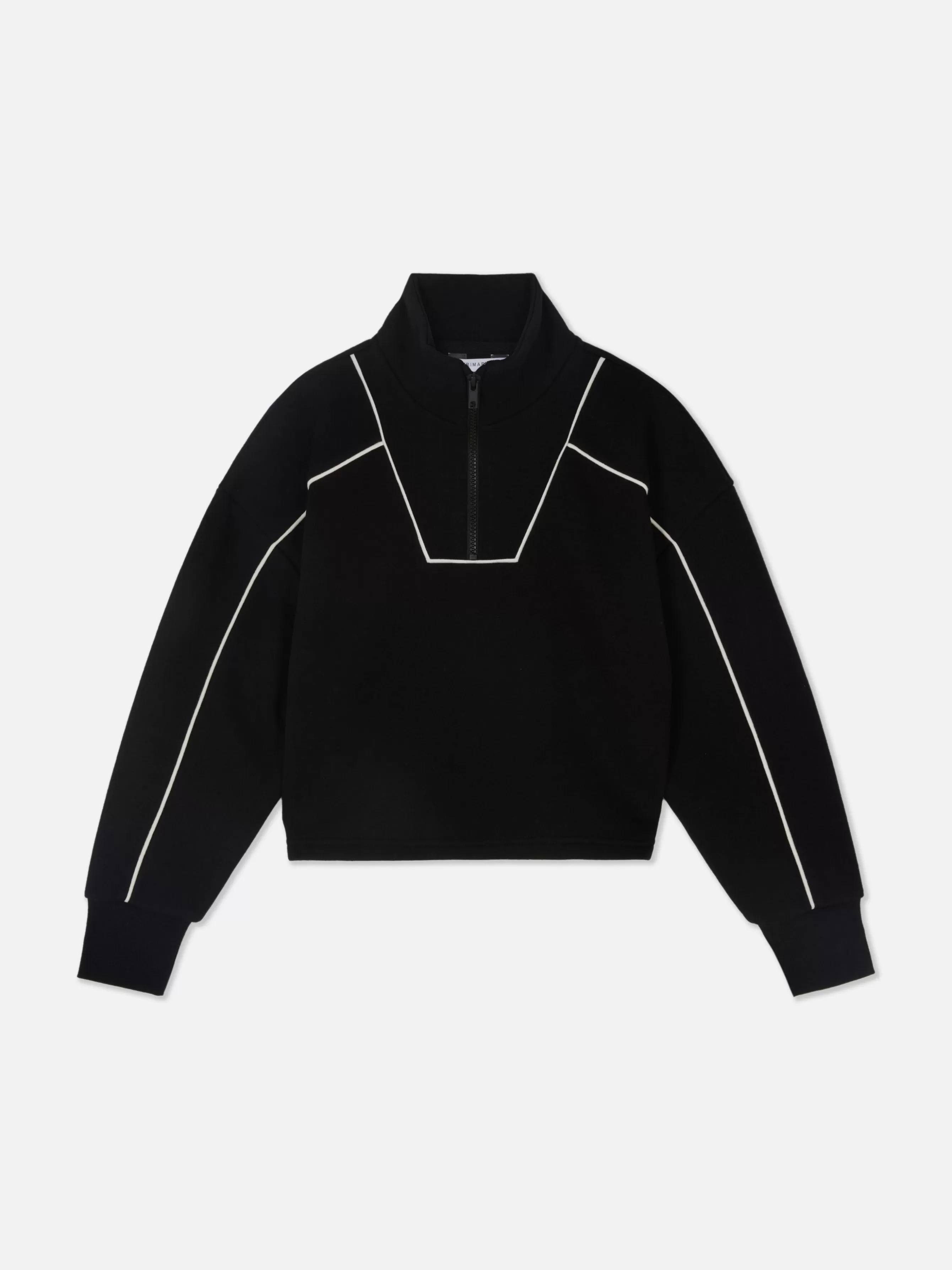 Sale Primark Sweat-shirt à Col Cheminée à Coordonner Noir