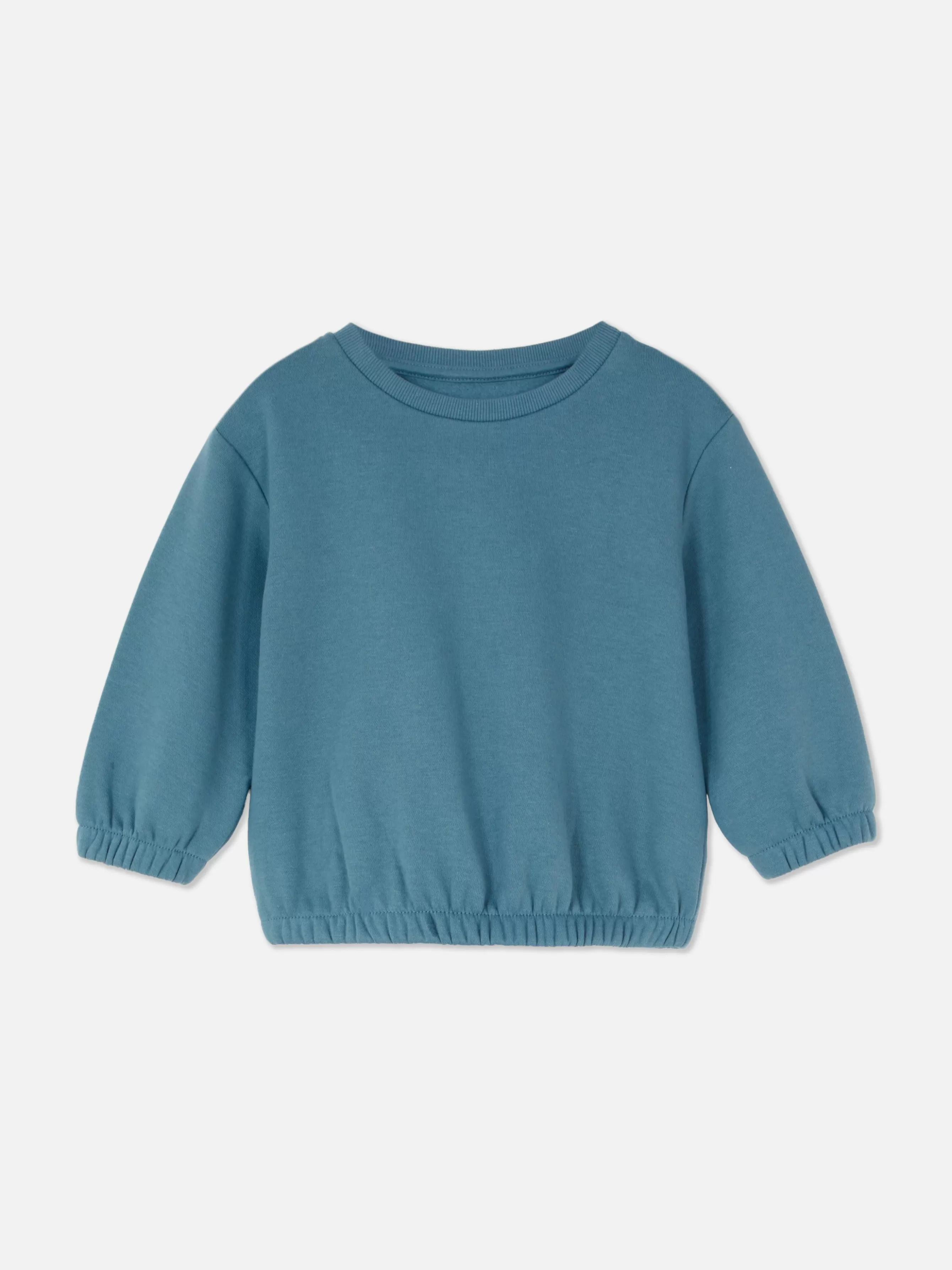 Cheap Primark Sweat-shirt à Col Ras-du-cou Bleu