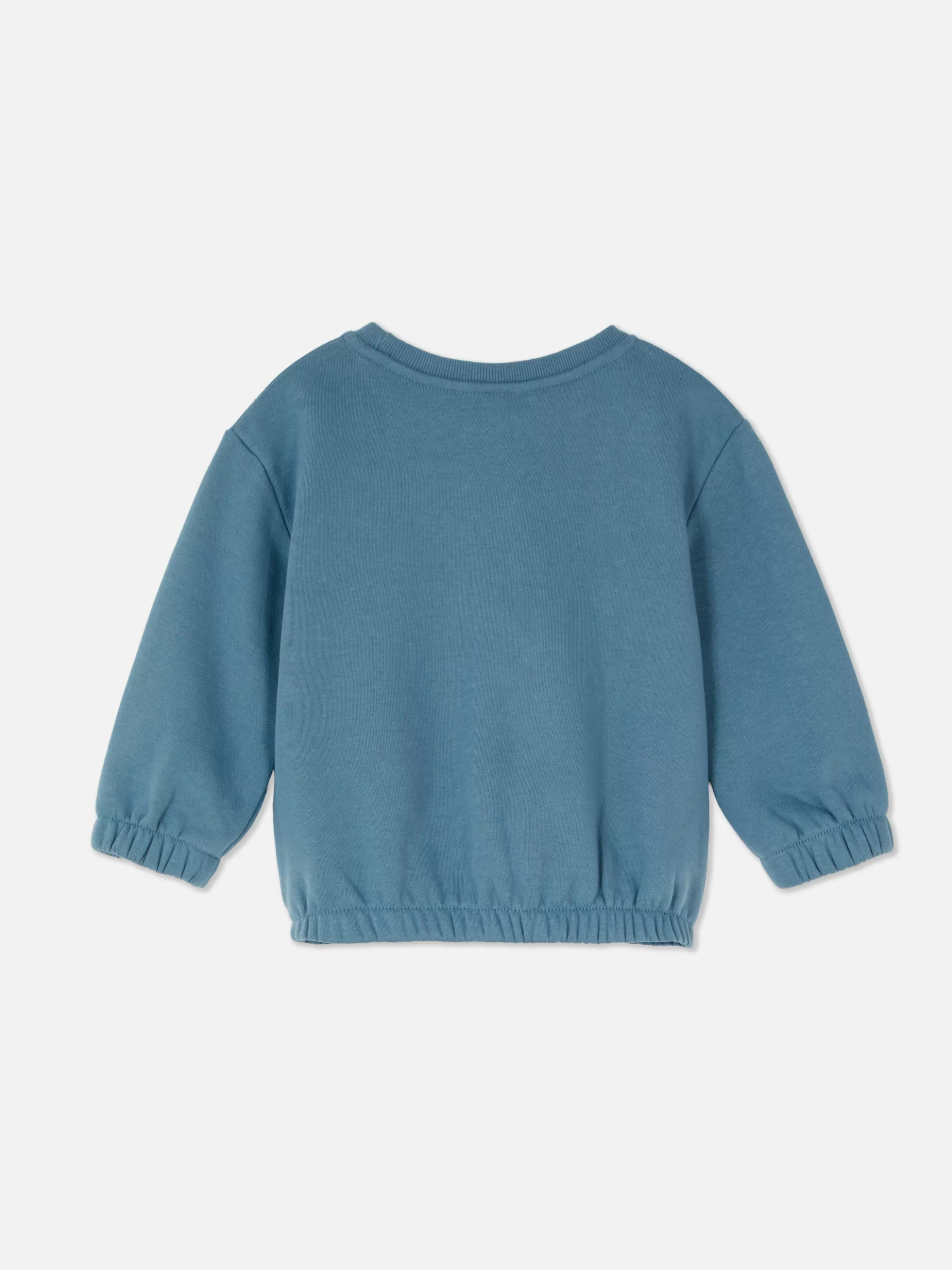 Cheap Primark Sweat-shirt à Col Ras-du-cou Bleu